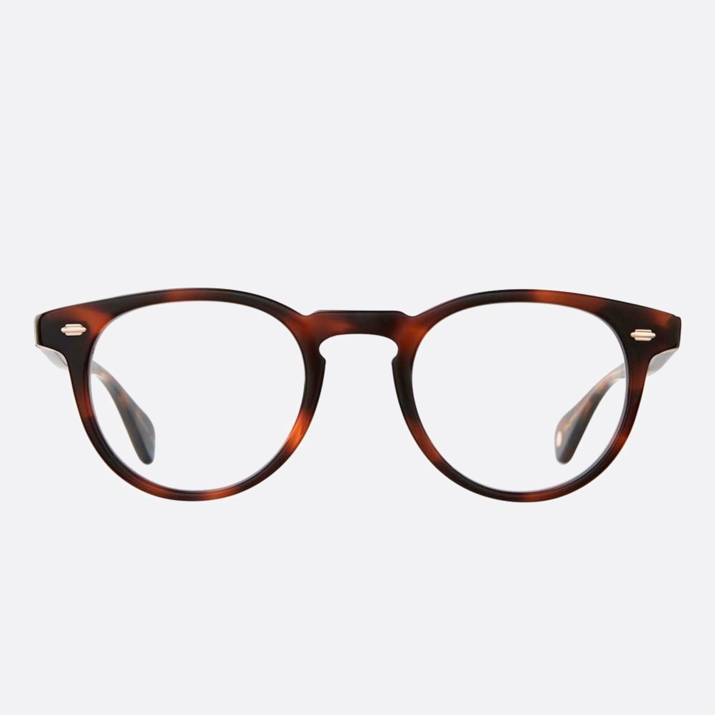 Garrett 46mm Leight Hercules Spbrnsh Havana Round Unisex Eyeglasses - Main View