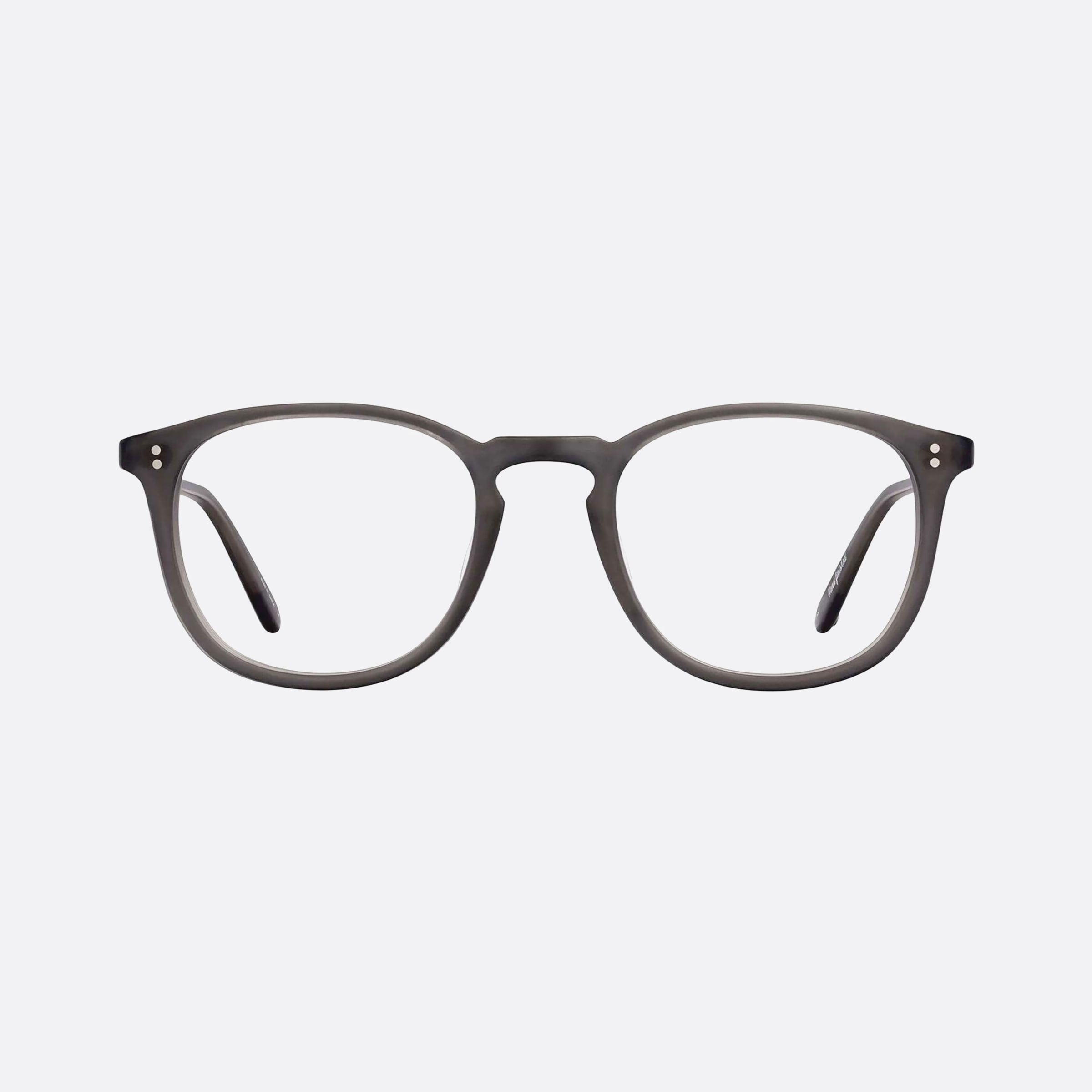 Garrett 49mm Leight Kinney Mgcr Grey Squared Unisex Eyeglasses - Side View