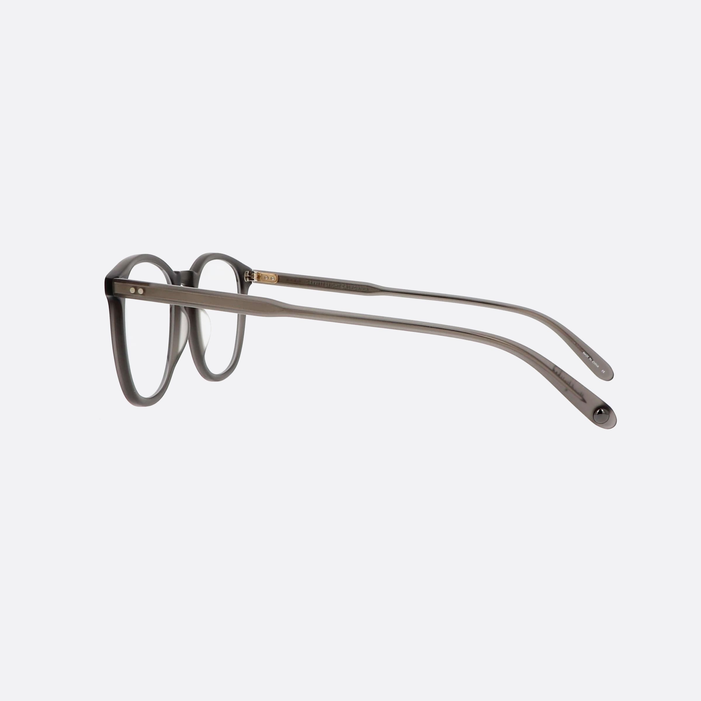 Garrett 49mm Leight Kinney Mgcr Grey Squared Unisex Eyeglasses - Detail View
