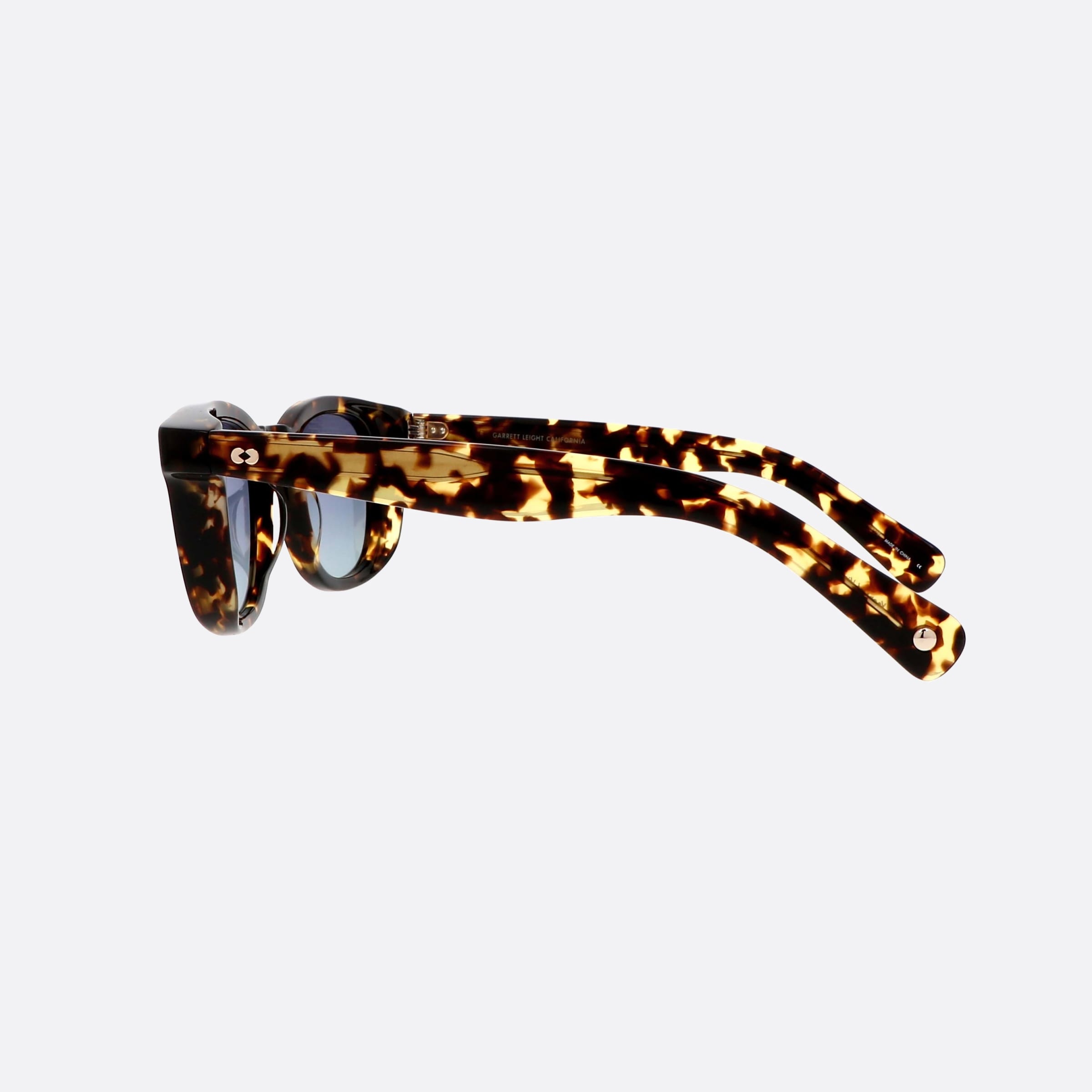 Garrett 48mm Leight Kinney Tut Swpg Tortoise Oval Unisex Sunglasses - Detail View