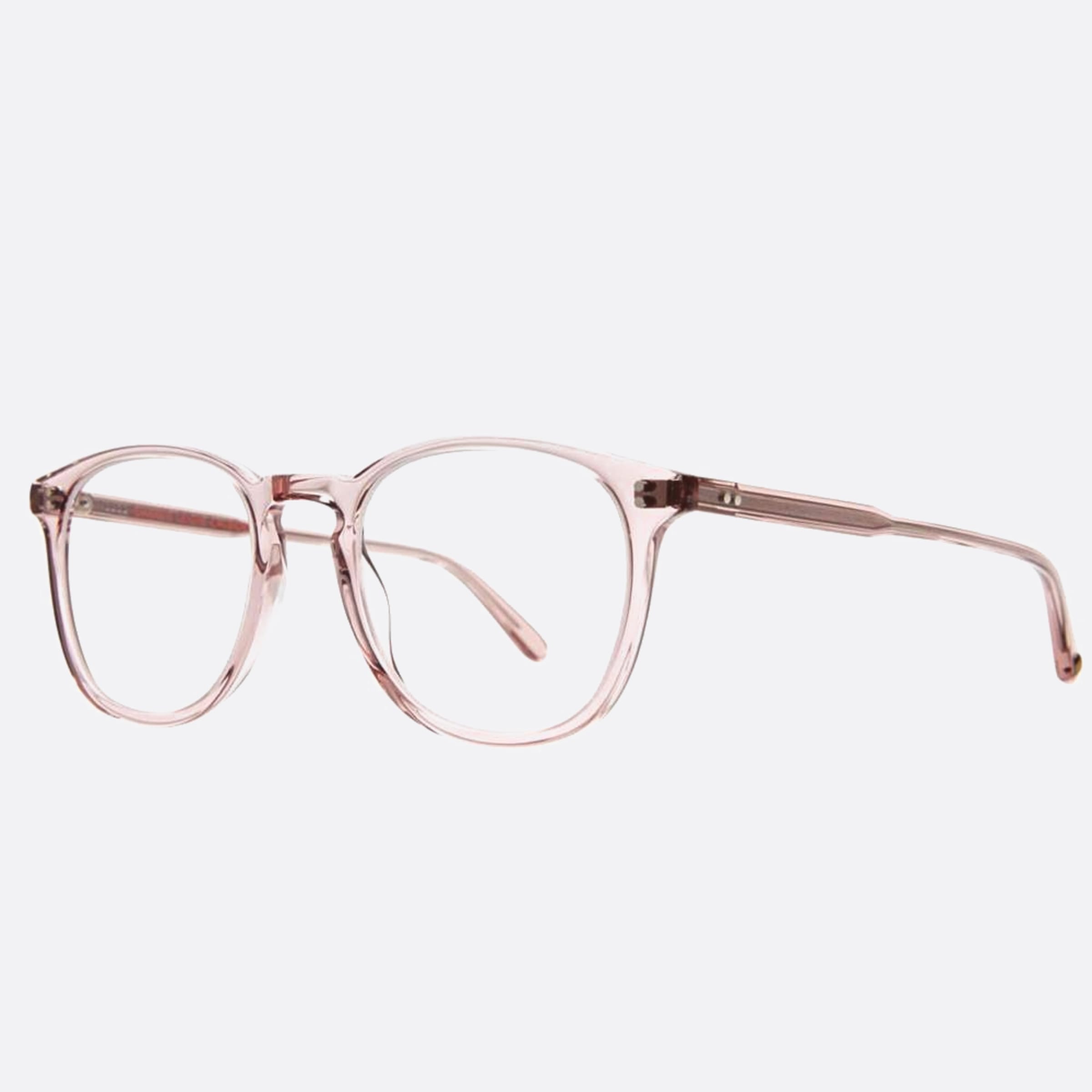 Garrett 49mm Leight Kinney Bio Pink Squared Unisex Eyeglasses - Side View