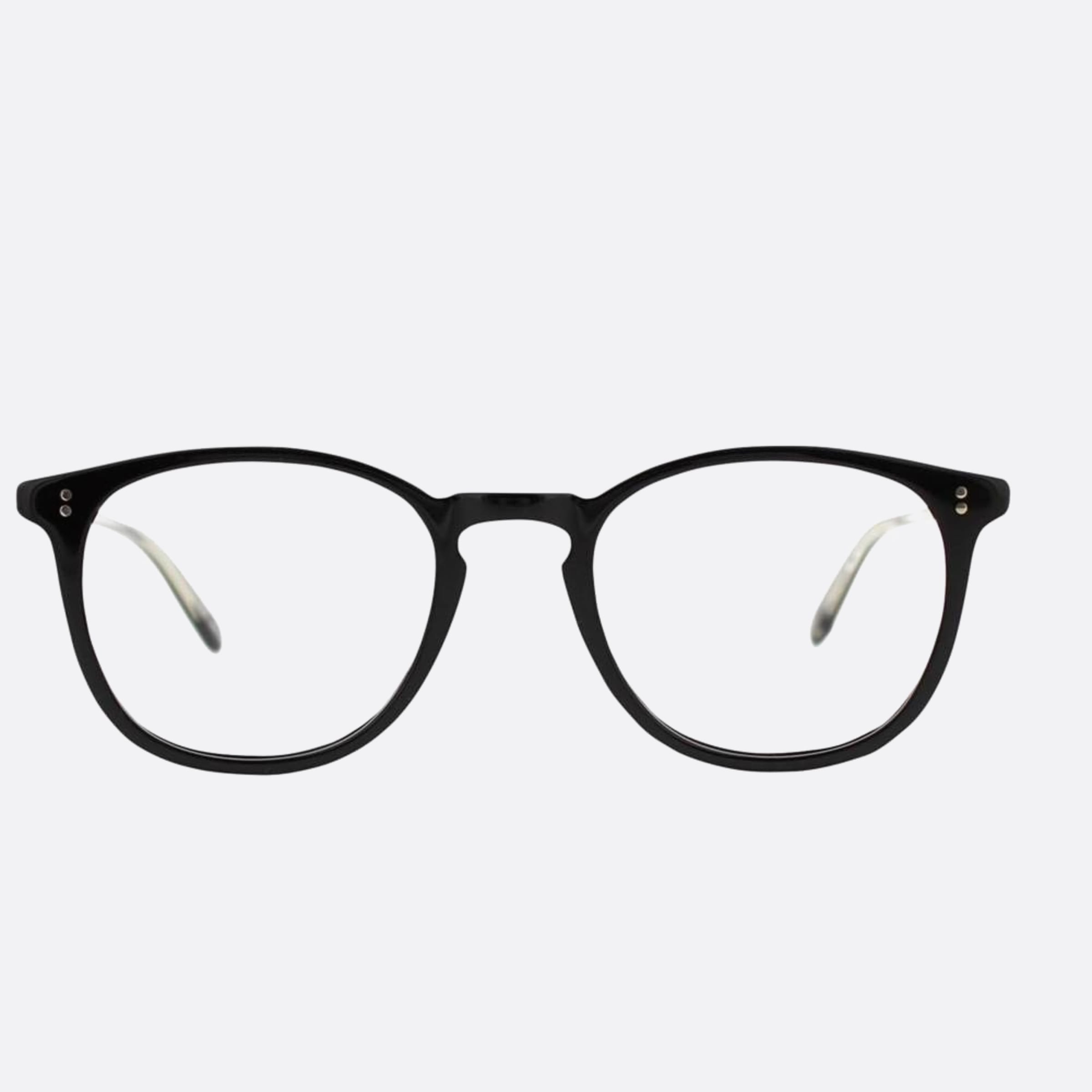 Garrett 47mm Leight Kinney Mbk Black Squared Unisex Eyeglasses - Main View