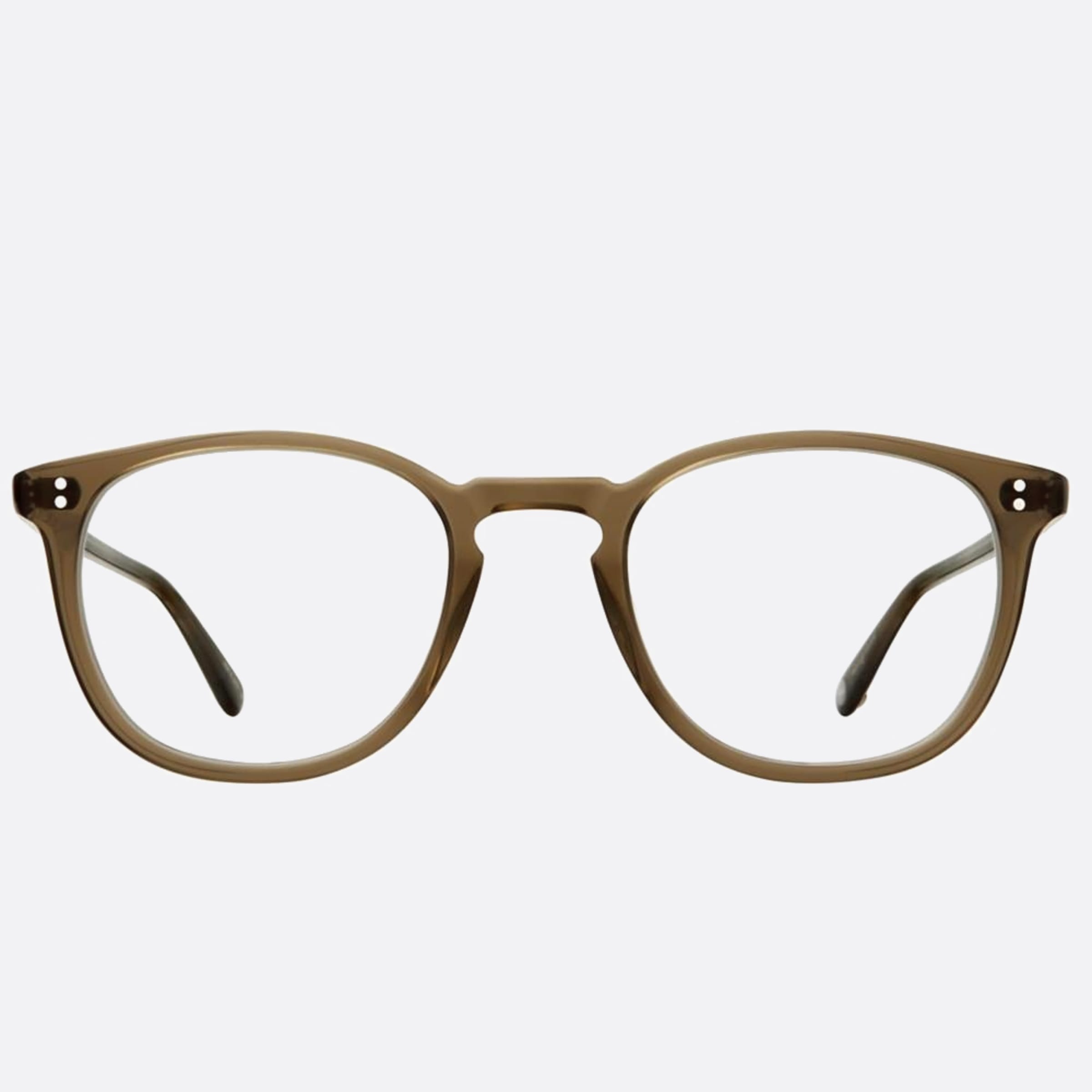 Garrett 49mm Leight Kinney Olio Green Squared Unisex Eyeglasses - Main View