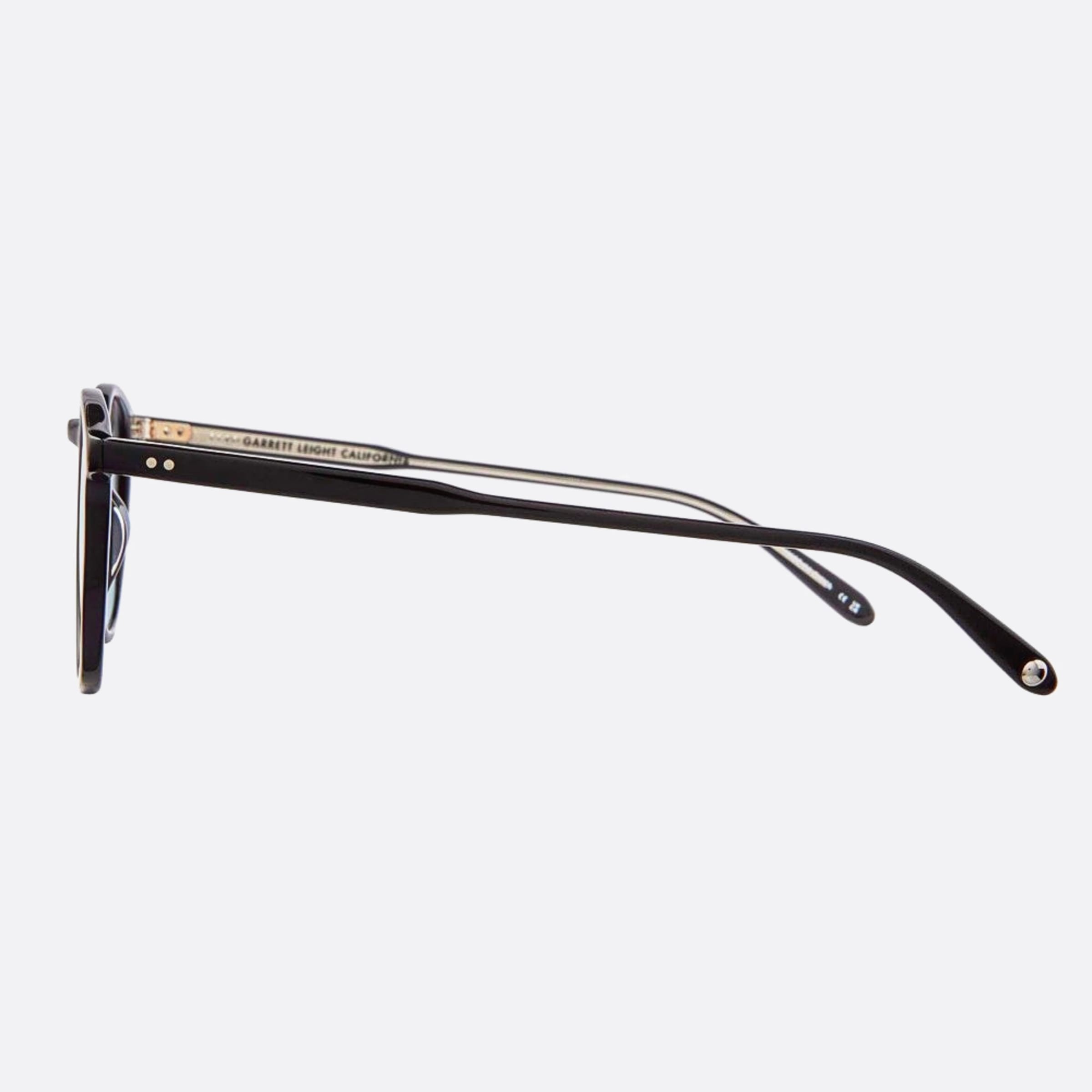 Garrett 49mm Leight Kinney Sun Sfpbs Black Geometric Unisex Sunglasses - Detail View