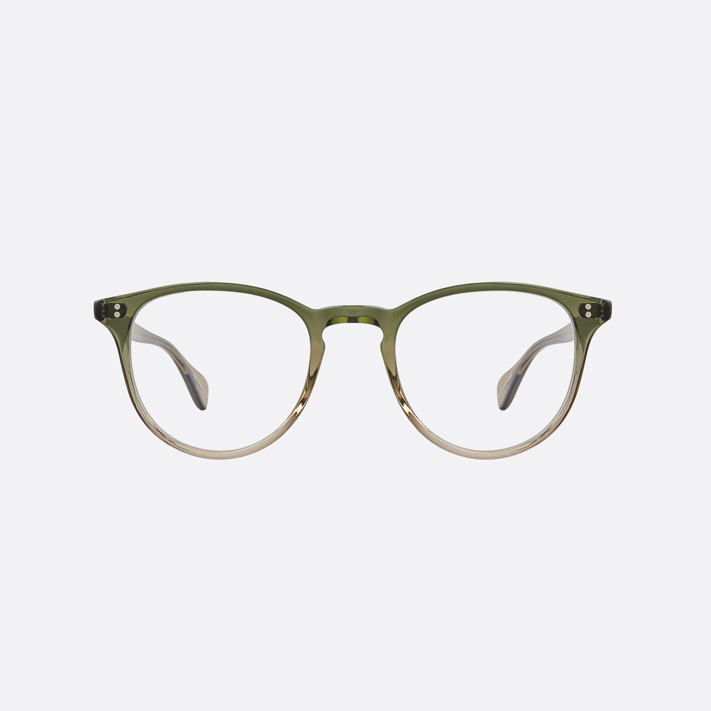 Garrett 48mm Leight Manzanita Cypf Green Round Unisex Eyeglasses - Side View