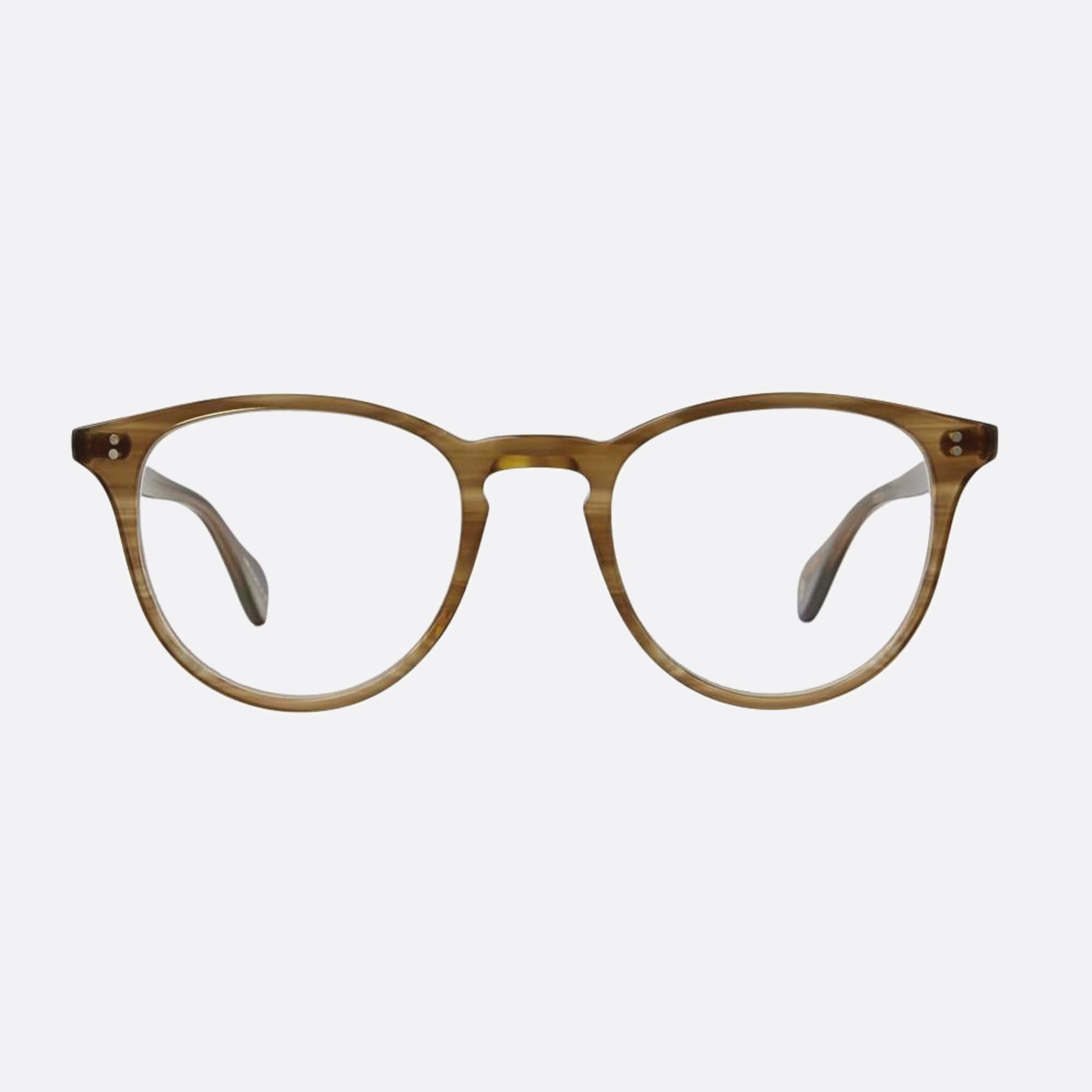 Garrett 48mm Leight Manzanita Pat Brown Round Unisex Eyeglasses - Main View