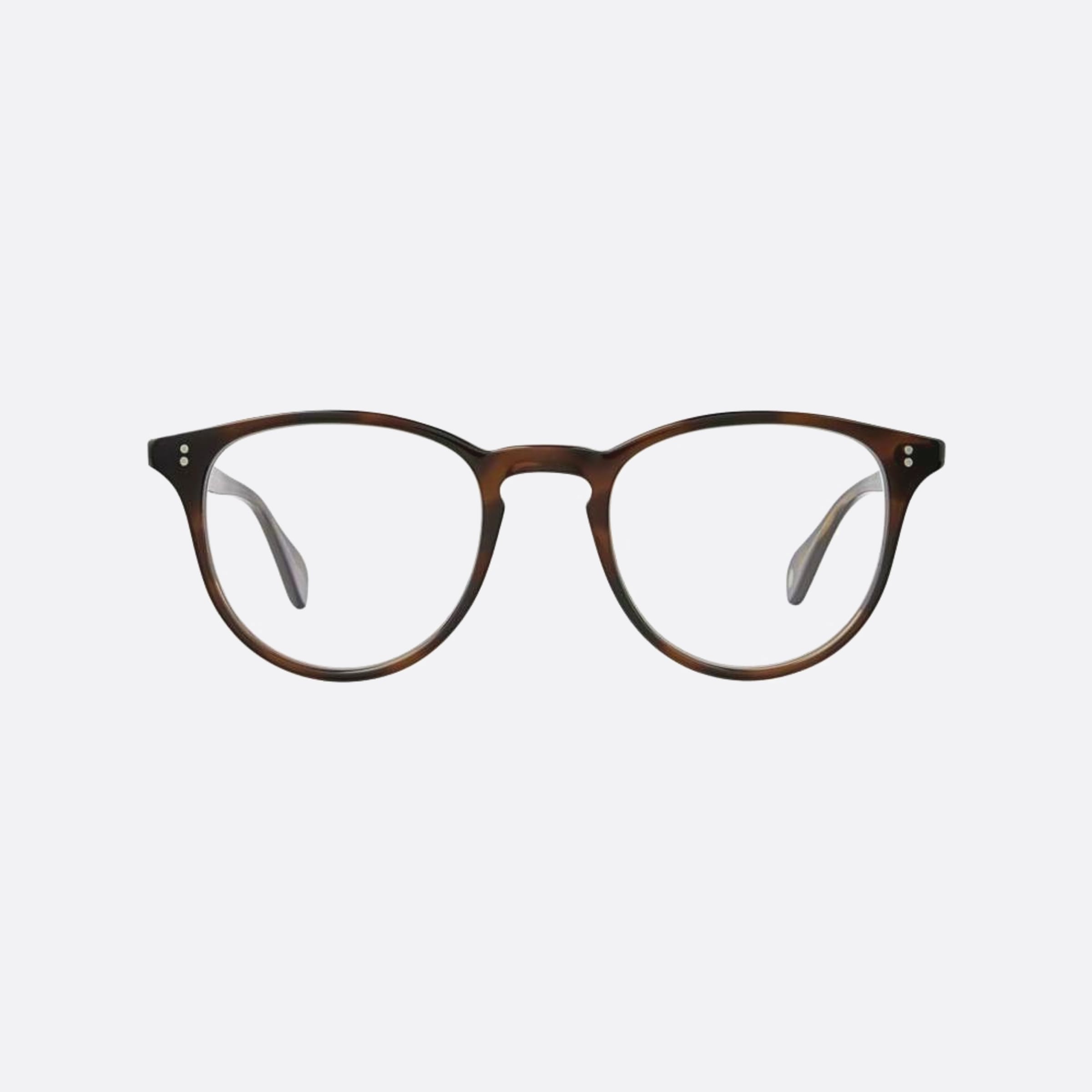 Garrett 48mm Leight Manzanita Spbrnsh Havana Round Unisex Eyeglasses - Main View