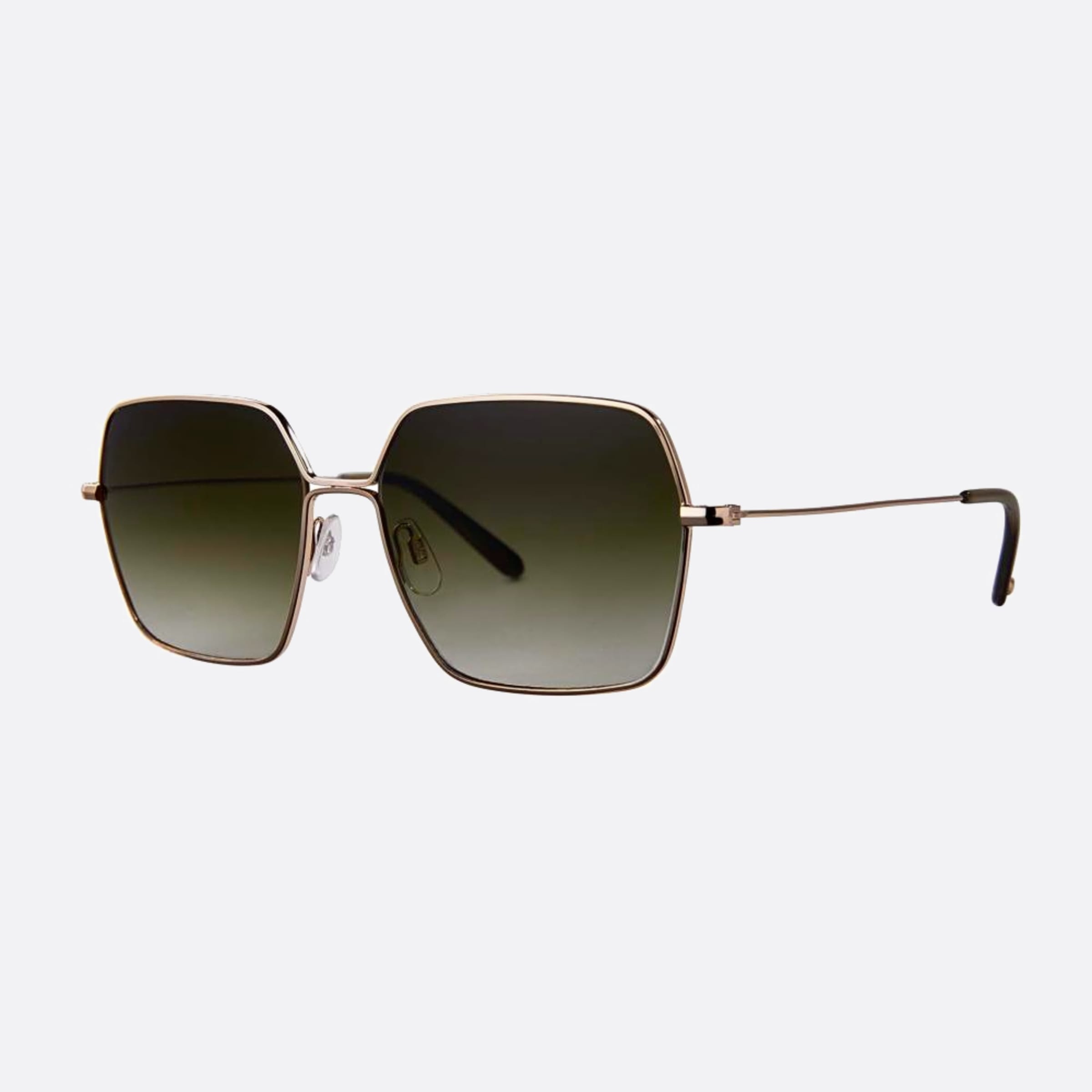 Garrett 56mm Leight Meadow Sun Dgfr Gold Geometric Women Sunglasses - Side View