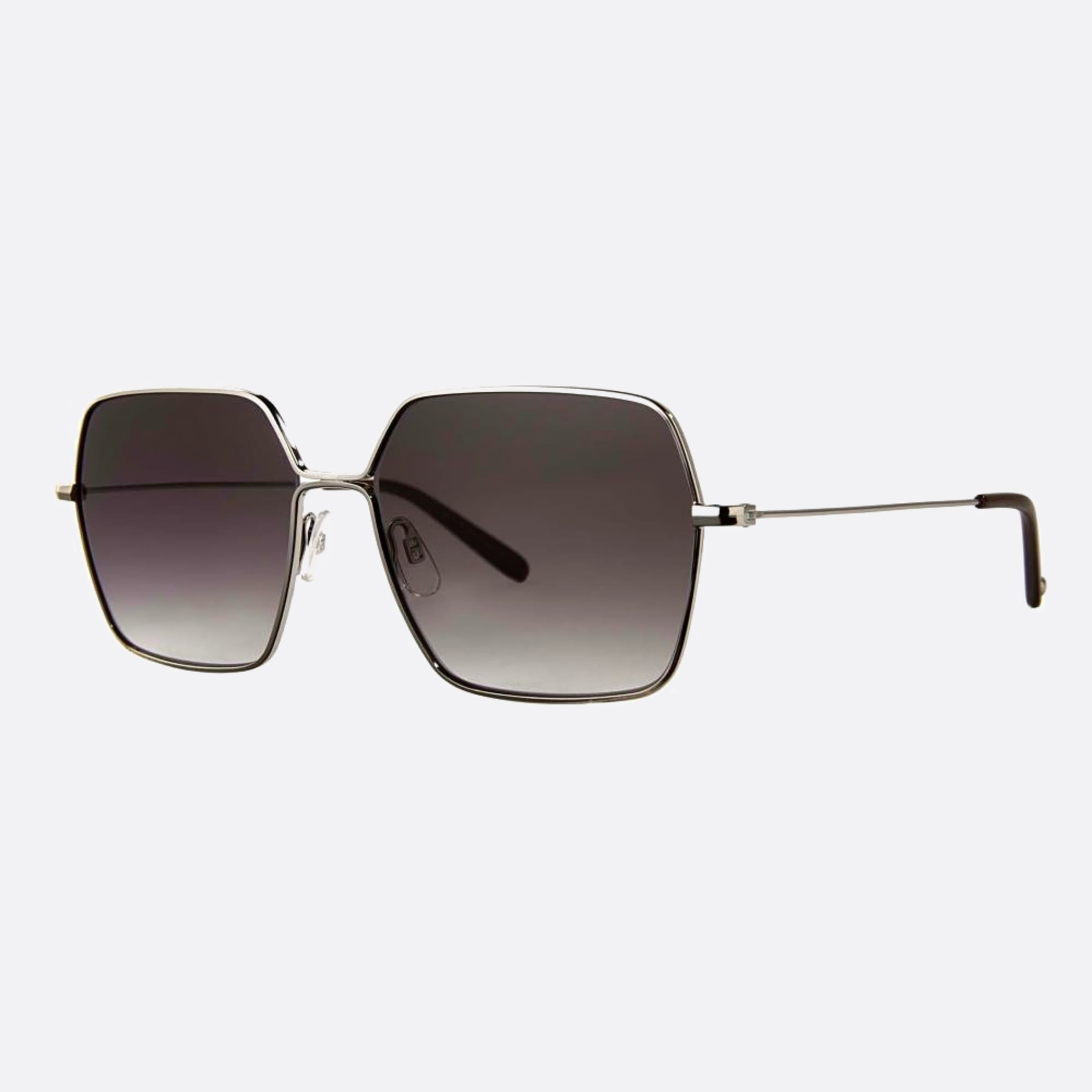 Garrett 56mm Leight Meadow Sun Bar Wmng Silver Geometric Women Sunglasses - Side View