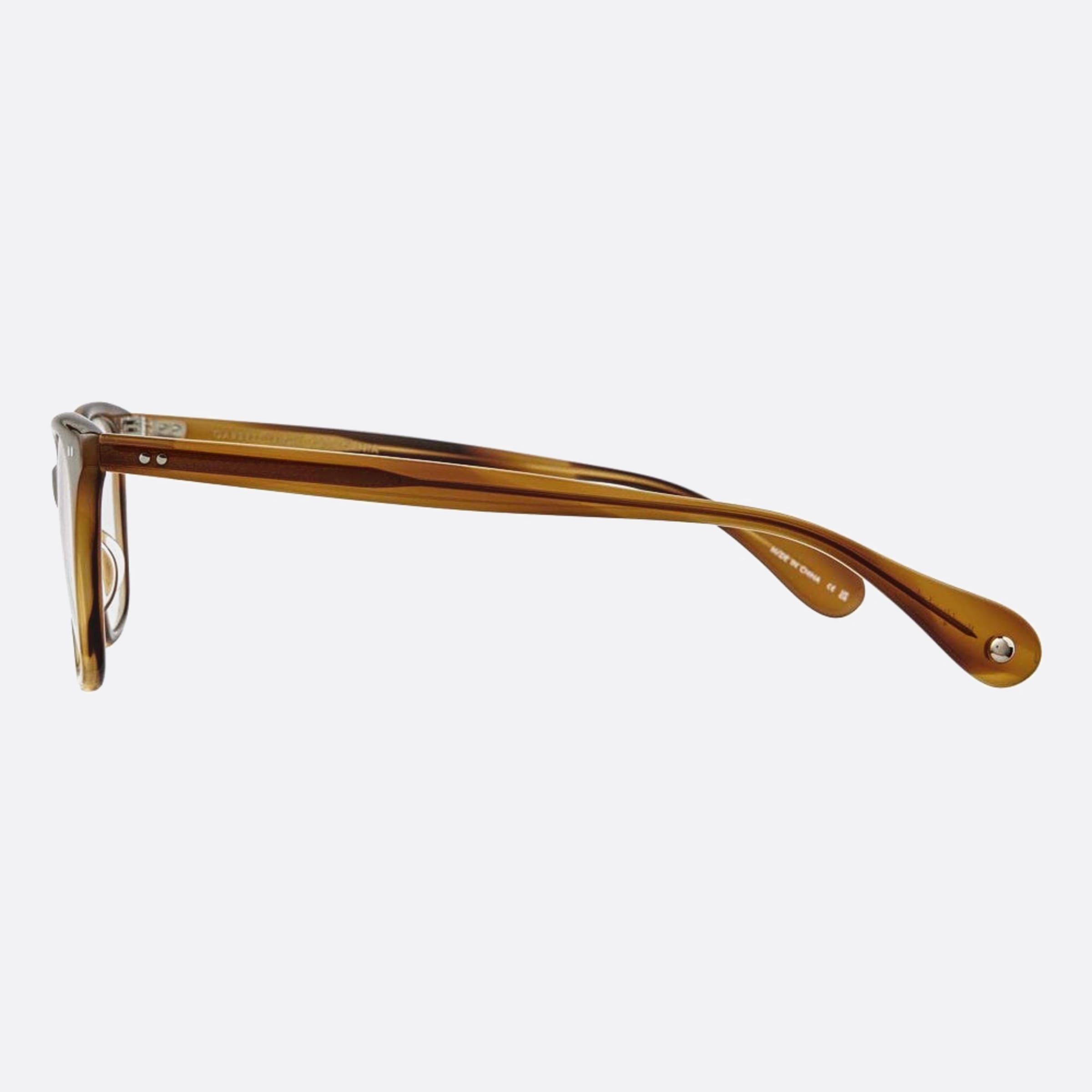 Garrett 49mm Leight Monarch Cedt Havana Geometric Unisex Eyeglasses - Detail View