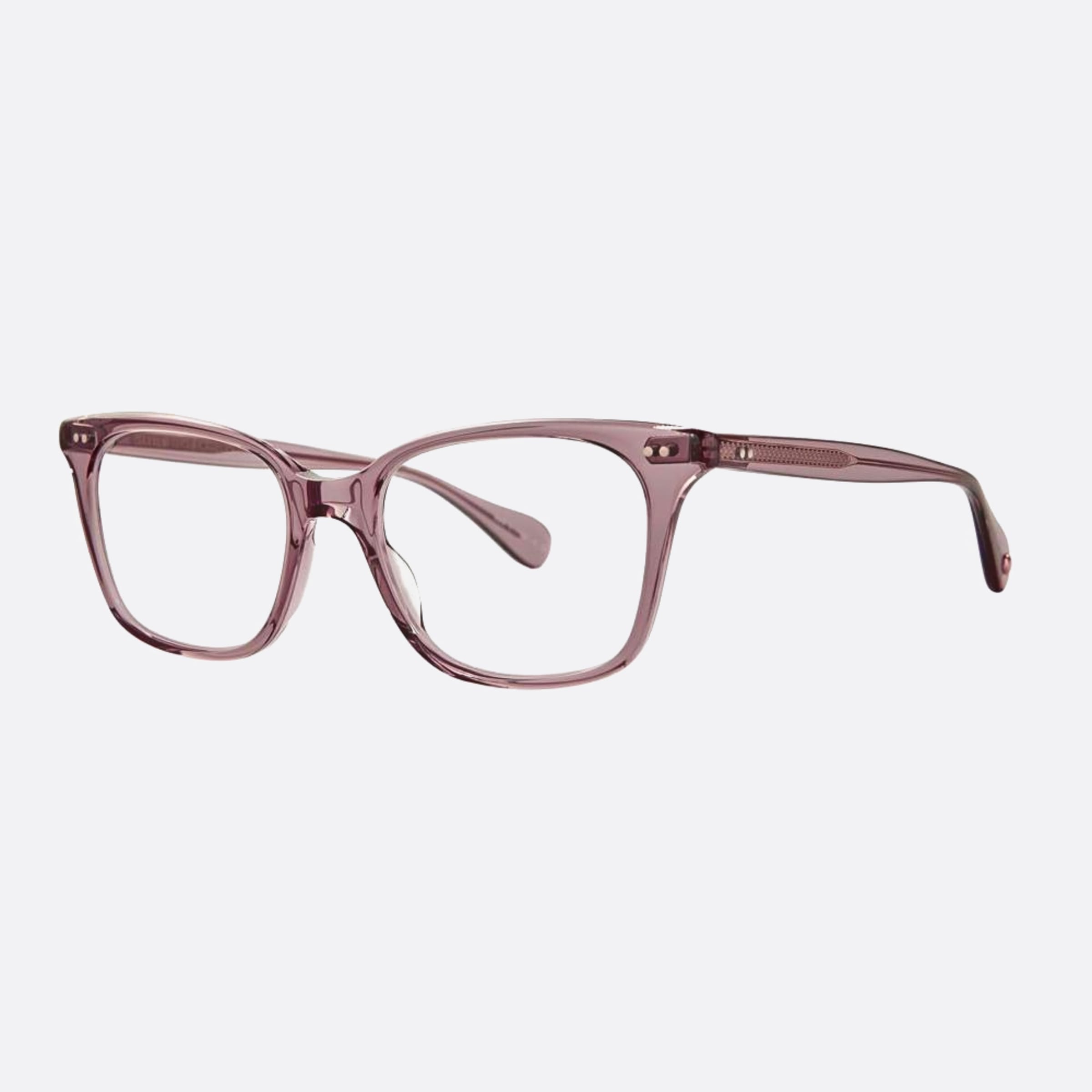 Garrett 49mm Leight Monarch Der Pink Geometric Unisex Eyeglasses - Side View