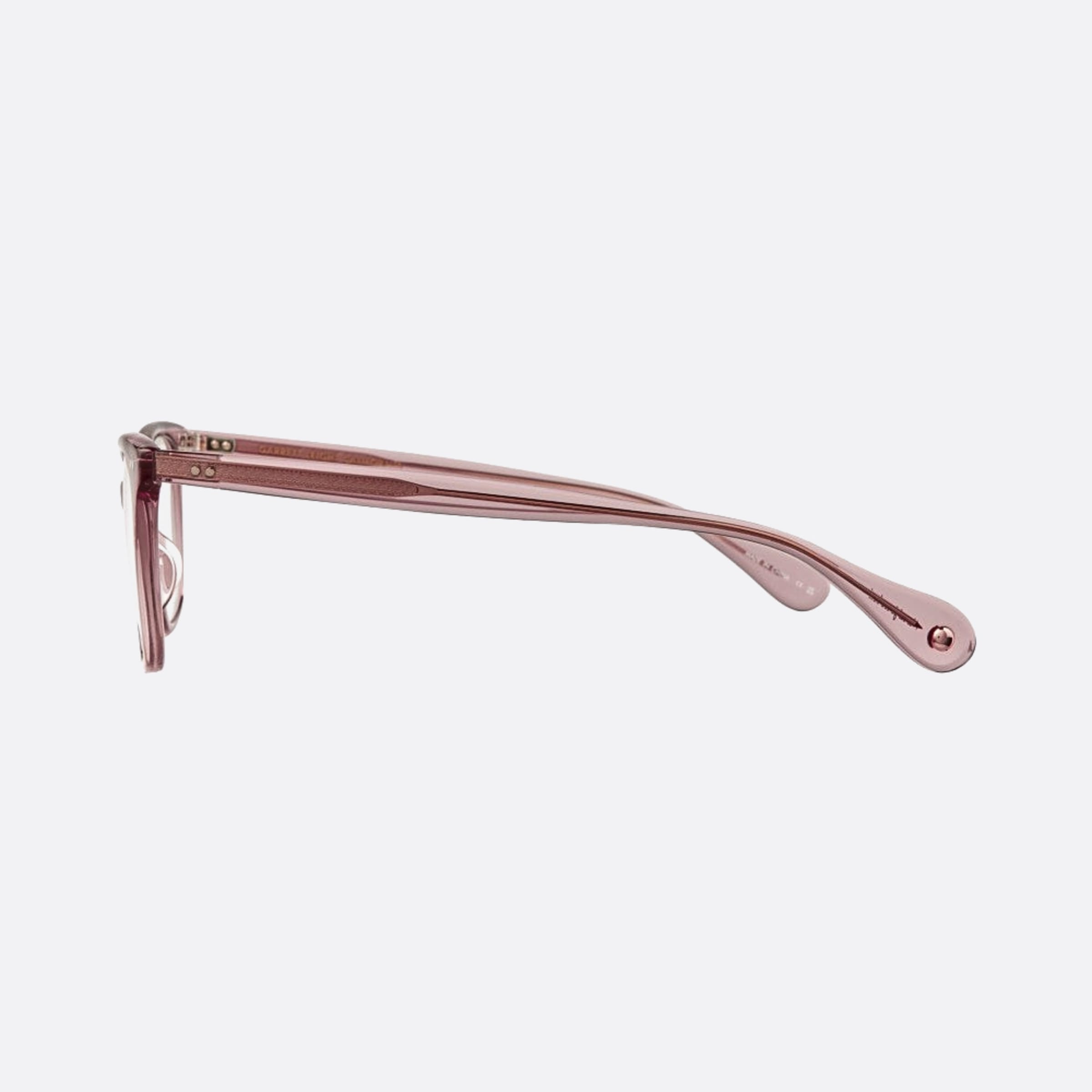 Garrett 49mm Leight Monarch Der Pink Geometric Unisex Eyeglasses - Detail View