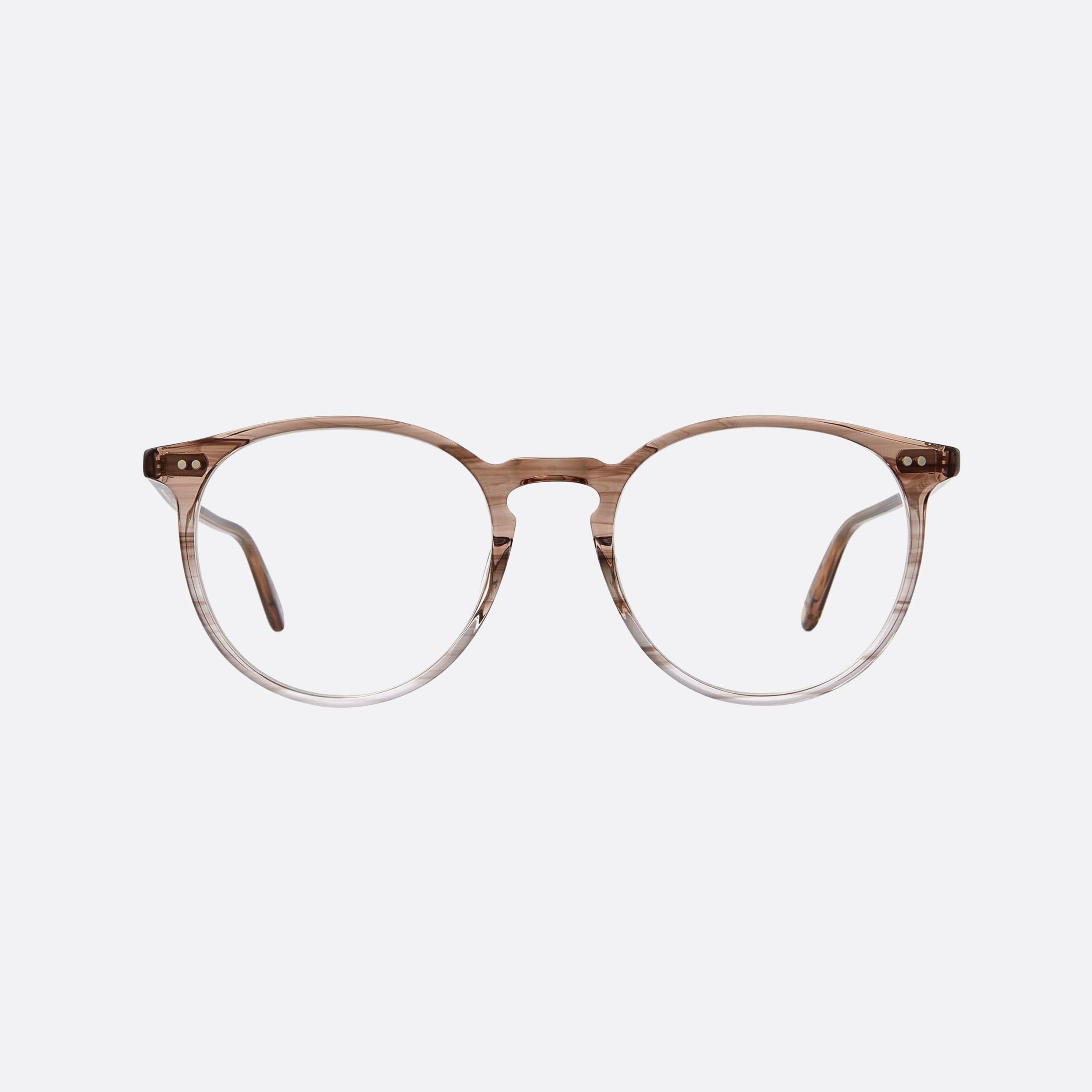 Garrett 51mm Leight Morningside Sastm Brown Round Unisex Eyeglasses - Side View