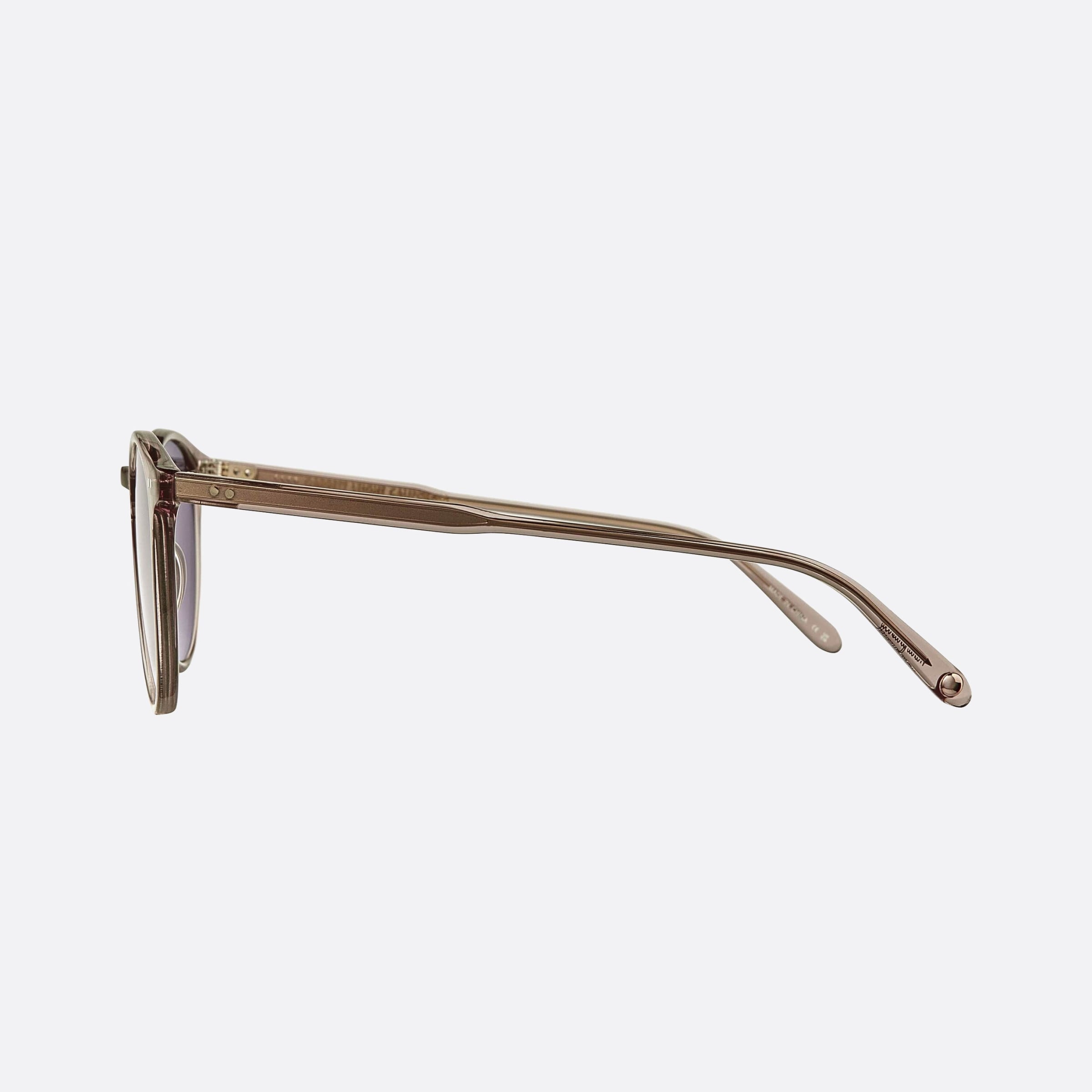 Garrett 51mm Leight Morningside Der Pink Round Unisex Sunglasses - Detail View