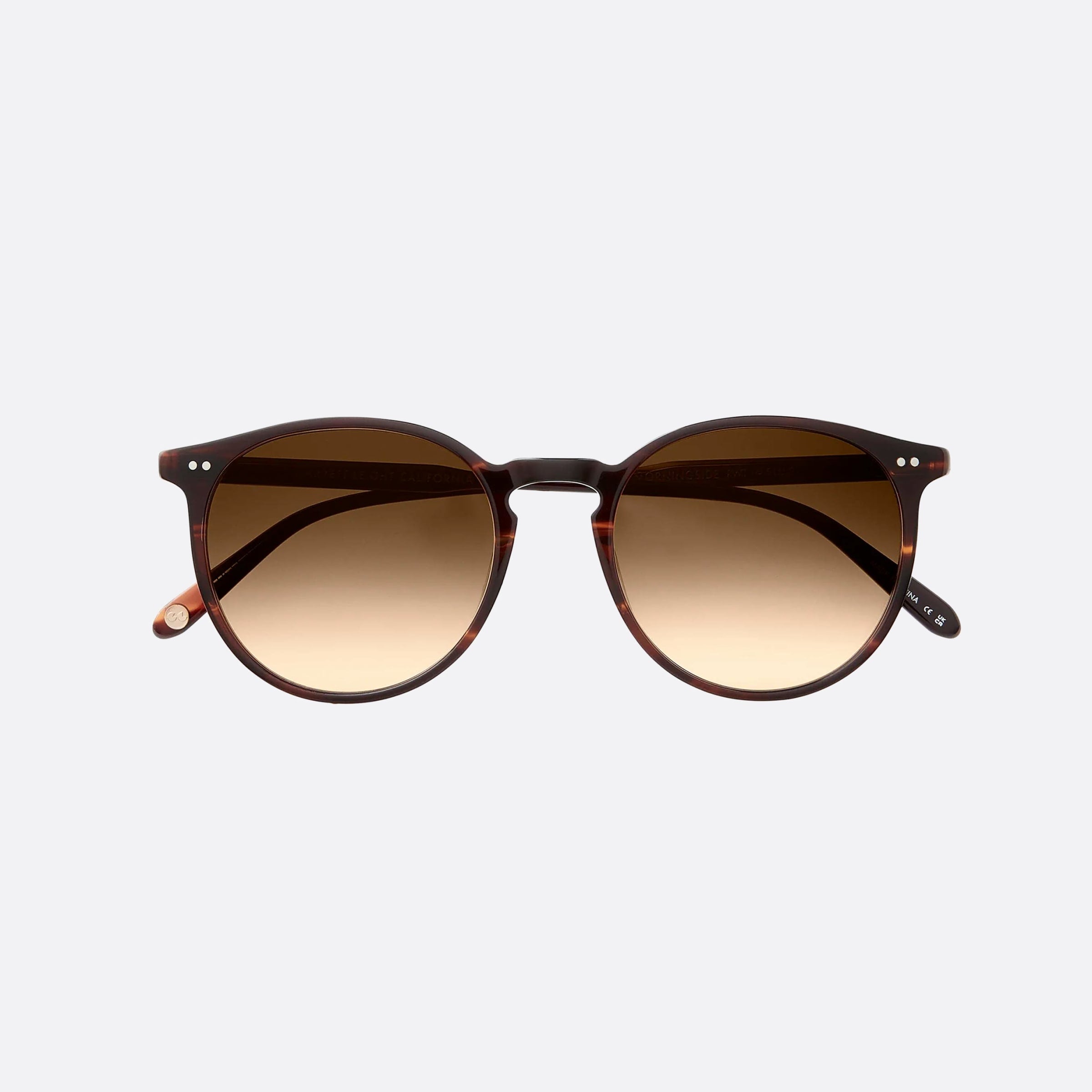 Garrett 51mm Leight Morningside Rwt Tortoise Round Unisex Sunglasses - Lifestyle Shot