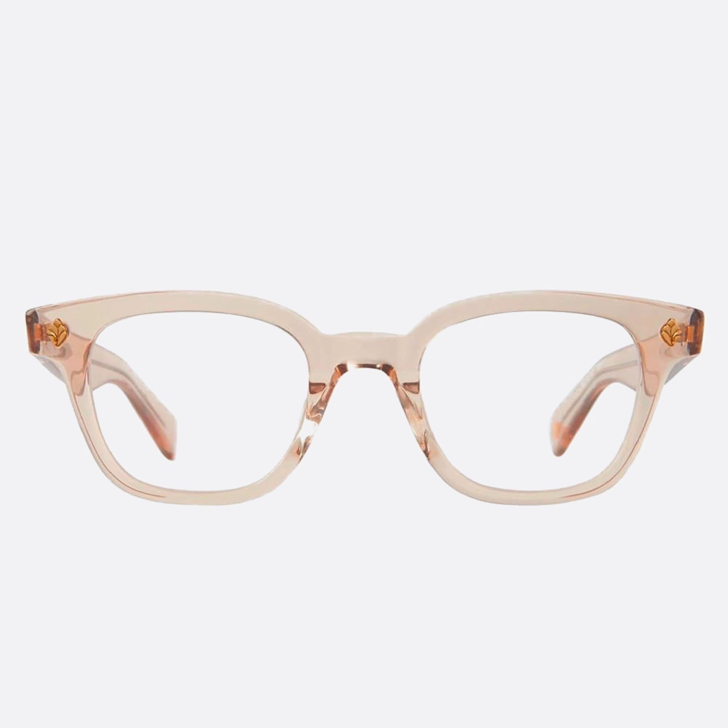 Garrett 46mm Leight Naples Bio Bgecr Transparent Squared Unisex Eyeglasses - Main View