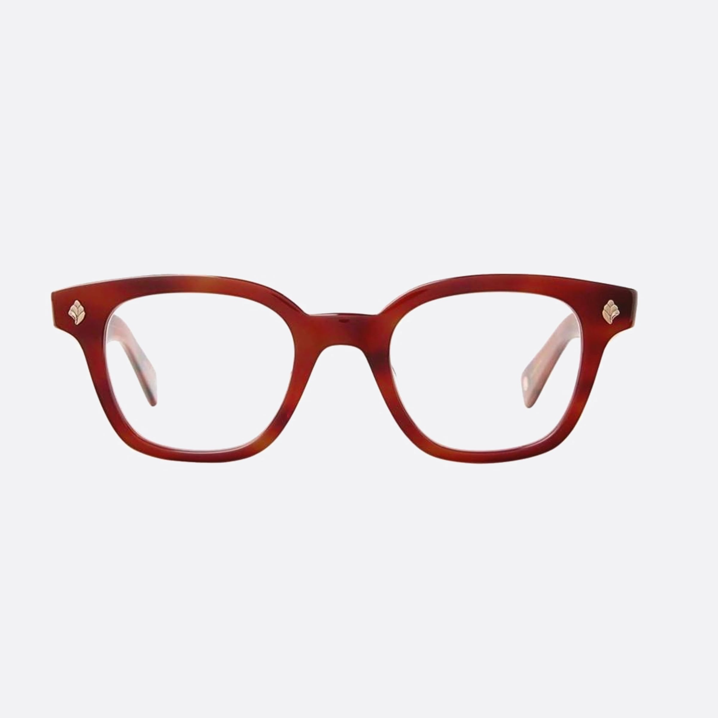 Garrett 46mm Leight Naples Vinbrt Havana Squared Unisex Eyeglasses - Main View