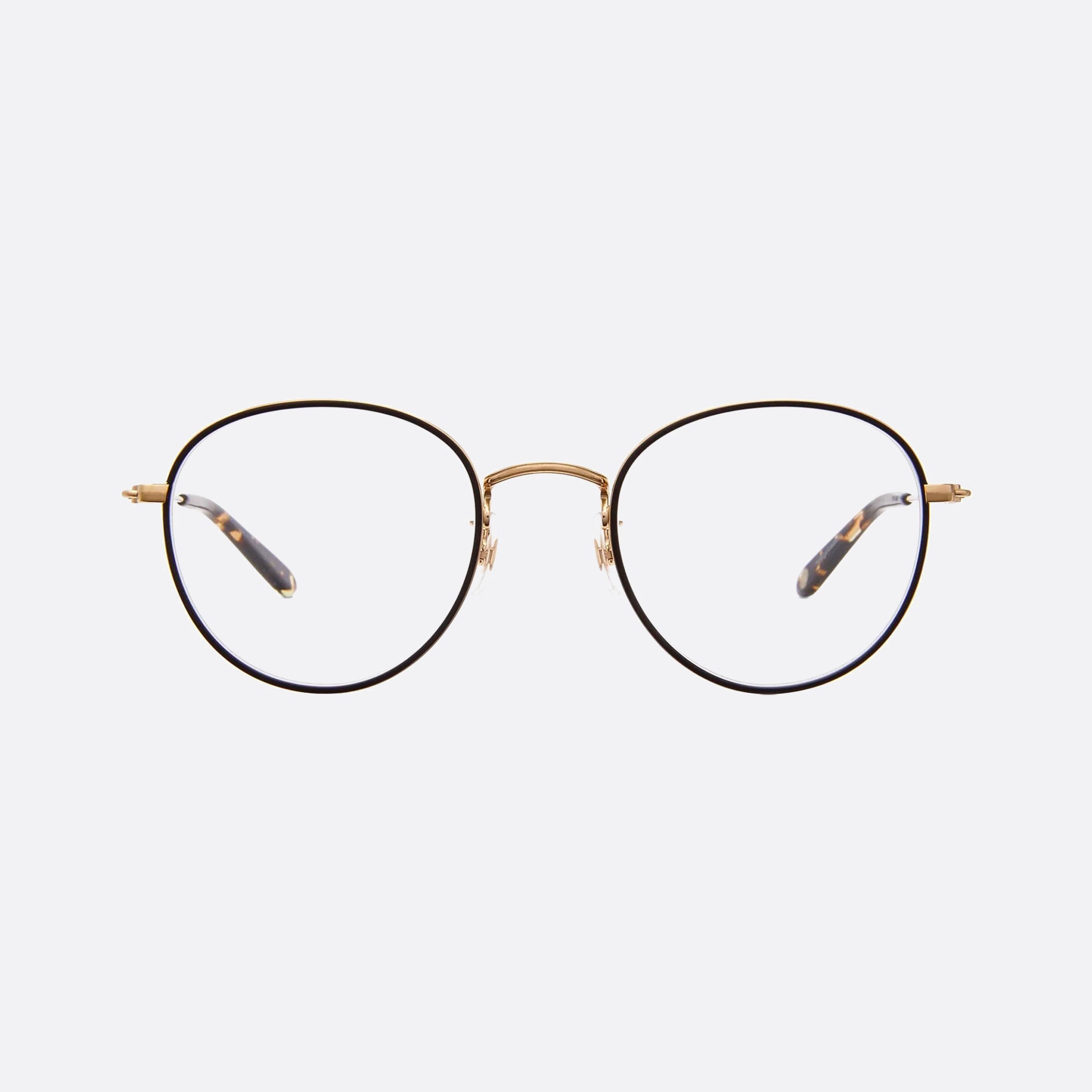 Garrett 48mm Leight Paloma Mbk Black Round Women Eyeglasses - Side View