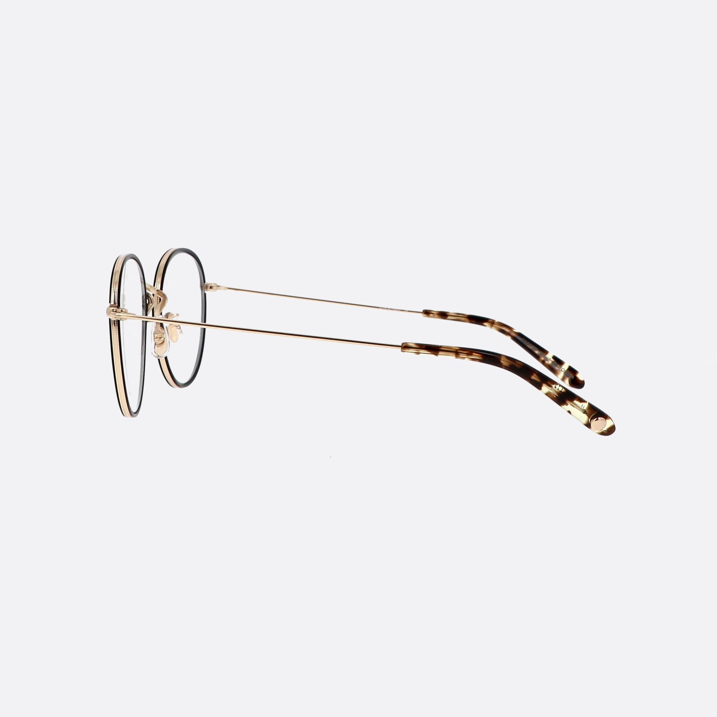 Garrett 48mm Leight Paloma Mbk Black Round Women Eyeglasses - Detail View