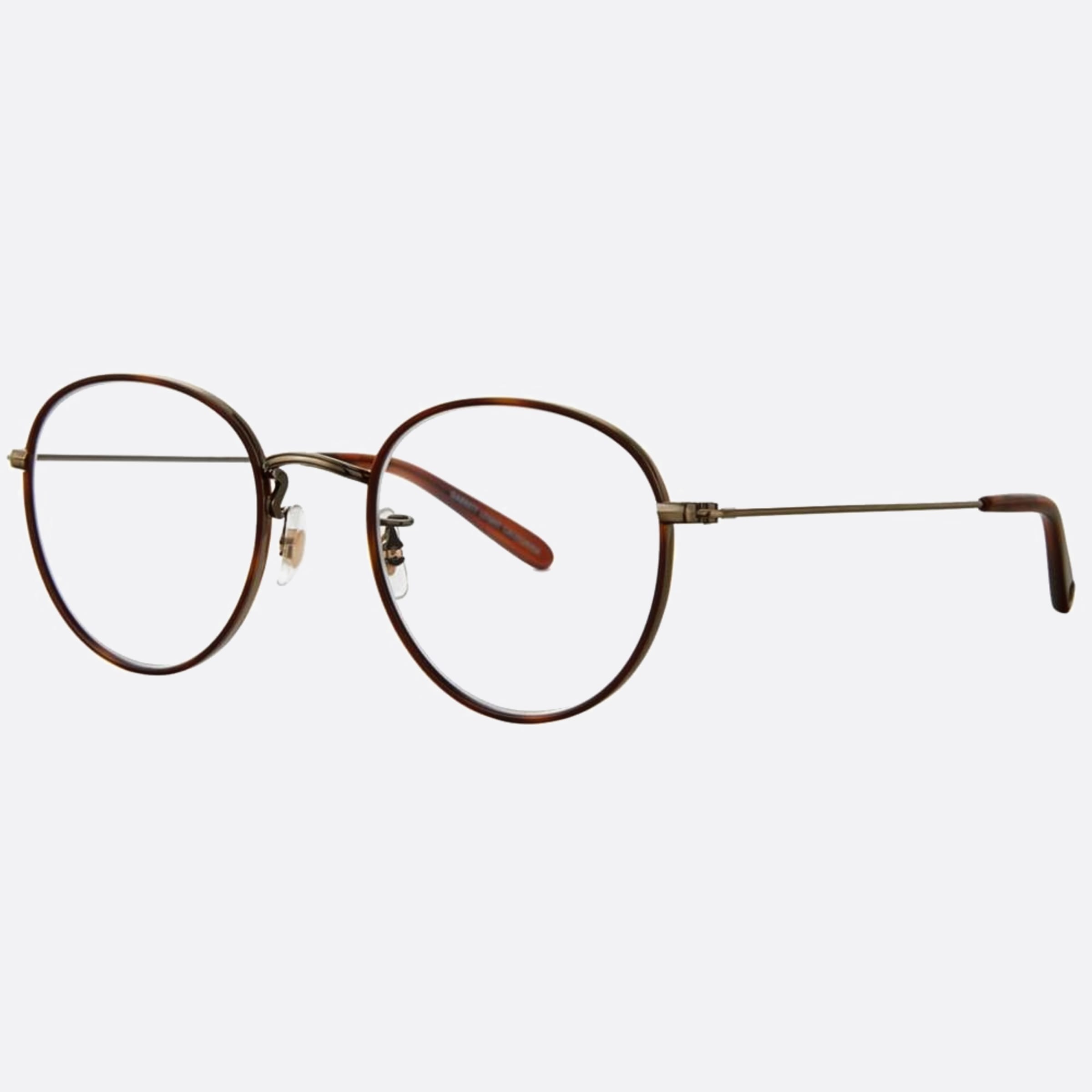 Garrett 46mm Leight Paloma Mgt Dht Brown Round Unisex Eyeglasses - Side View