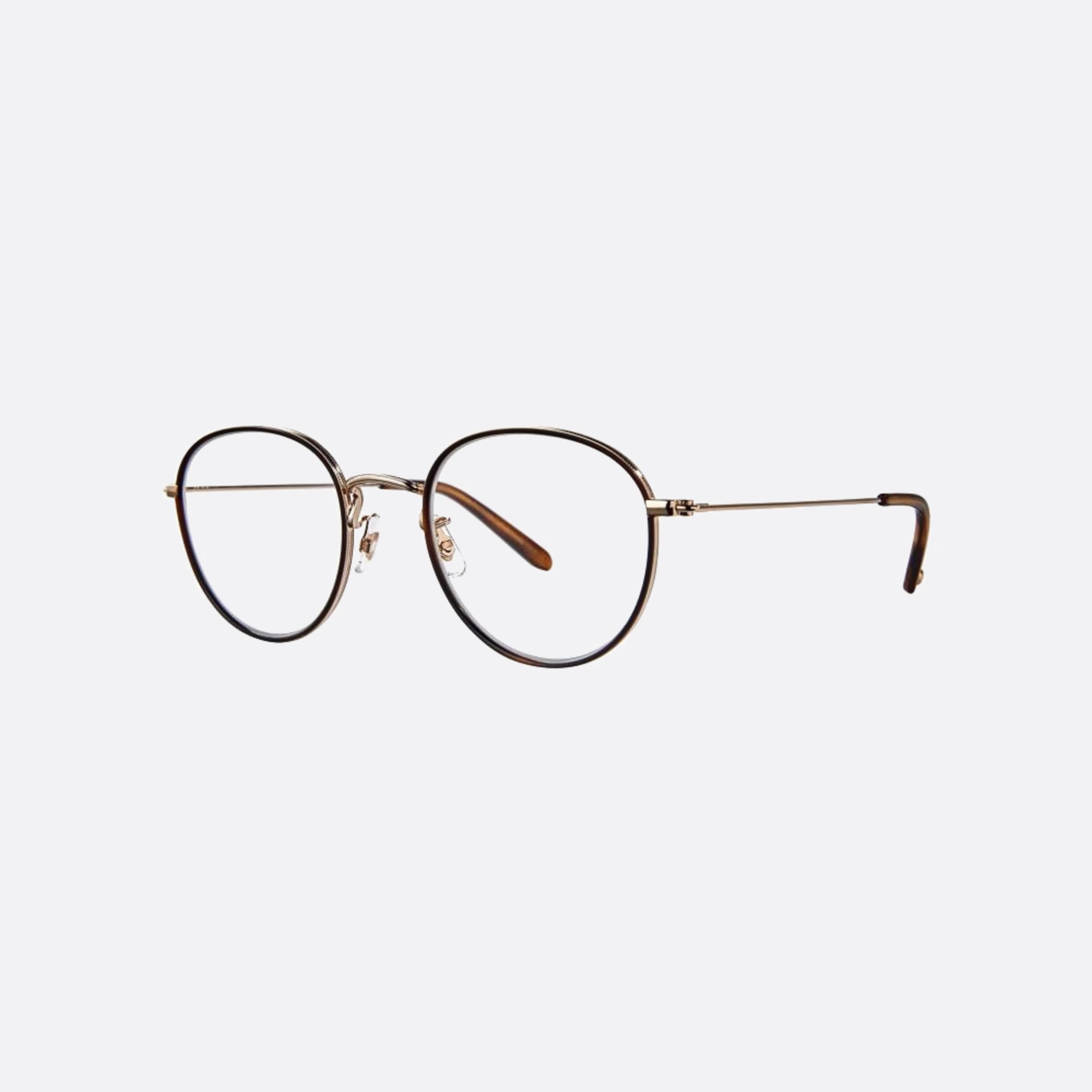Garrett 48mm Leight Paloma Spbrnsh Brown Round Unisex Eyeglasses - Side View