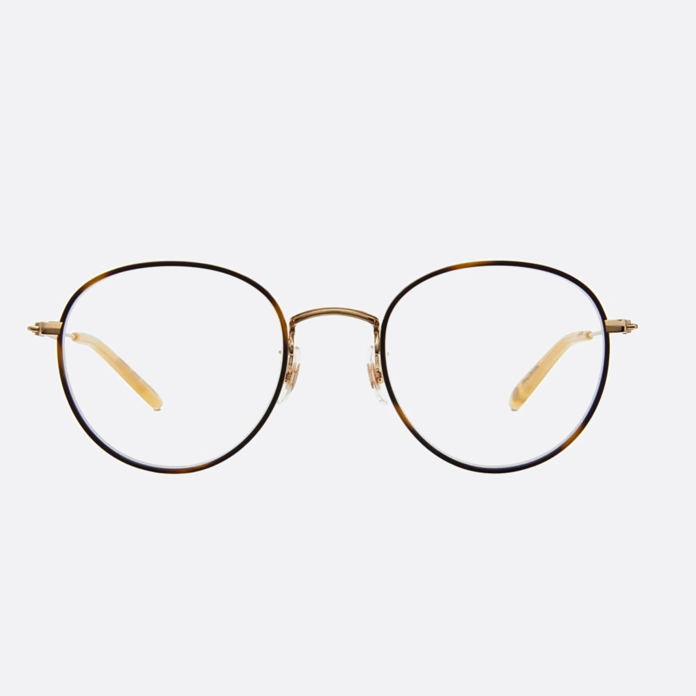 Garrett 48mm Leight Paloma Tof Havana Round Unisex Eyeglasses - Main View