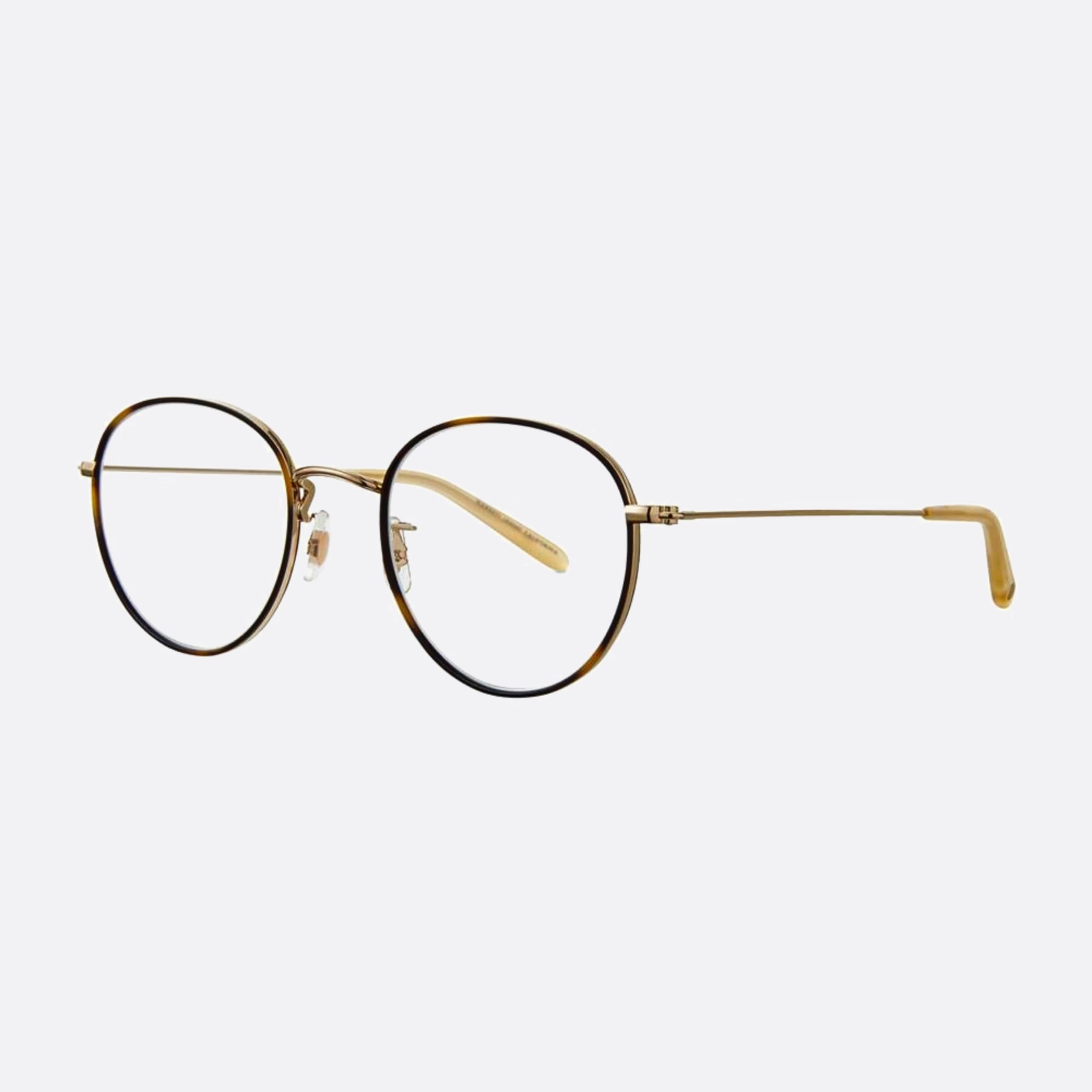 Garrett 48mm Leight Paloma Tof Havana Round Unisex Eyeglasses - Side View