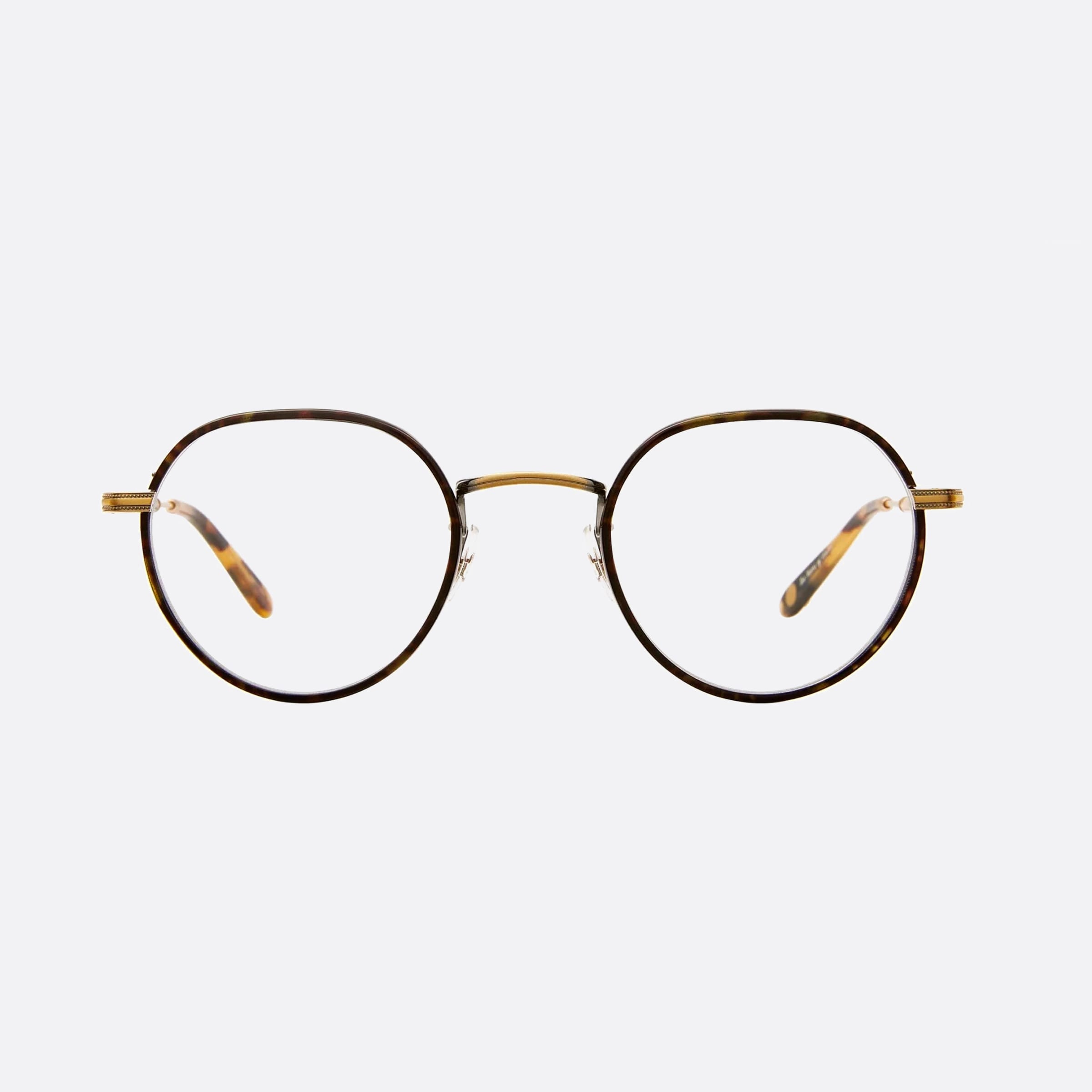 Garrett 47mm Leight Robson Bbt Atg Mdkt Tortoise Round Unisex Eyeglasses - Side View