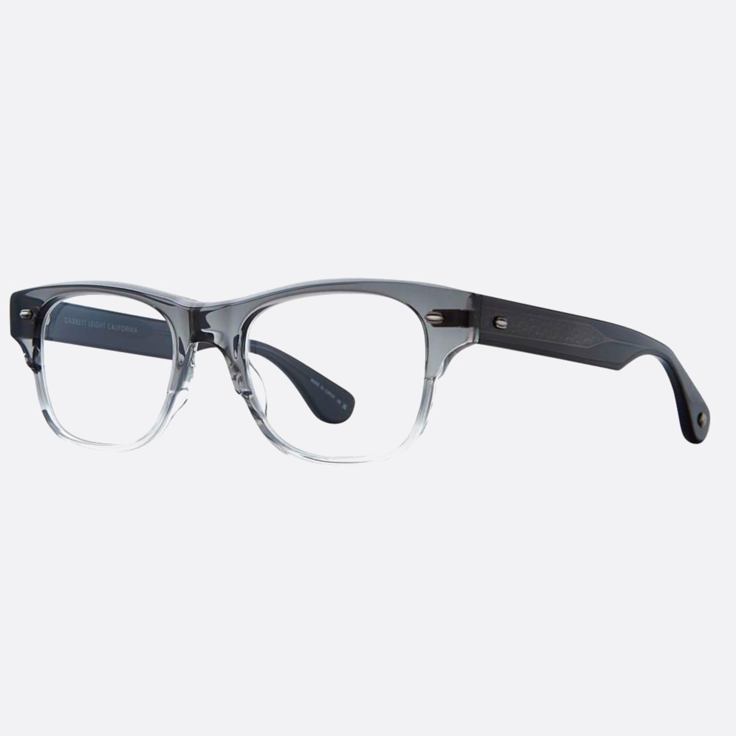 Garrett 48mm Leight Rodriguez Grey Geometric Unisex Eyeglasses - Side View