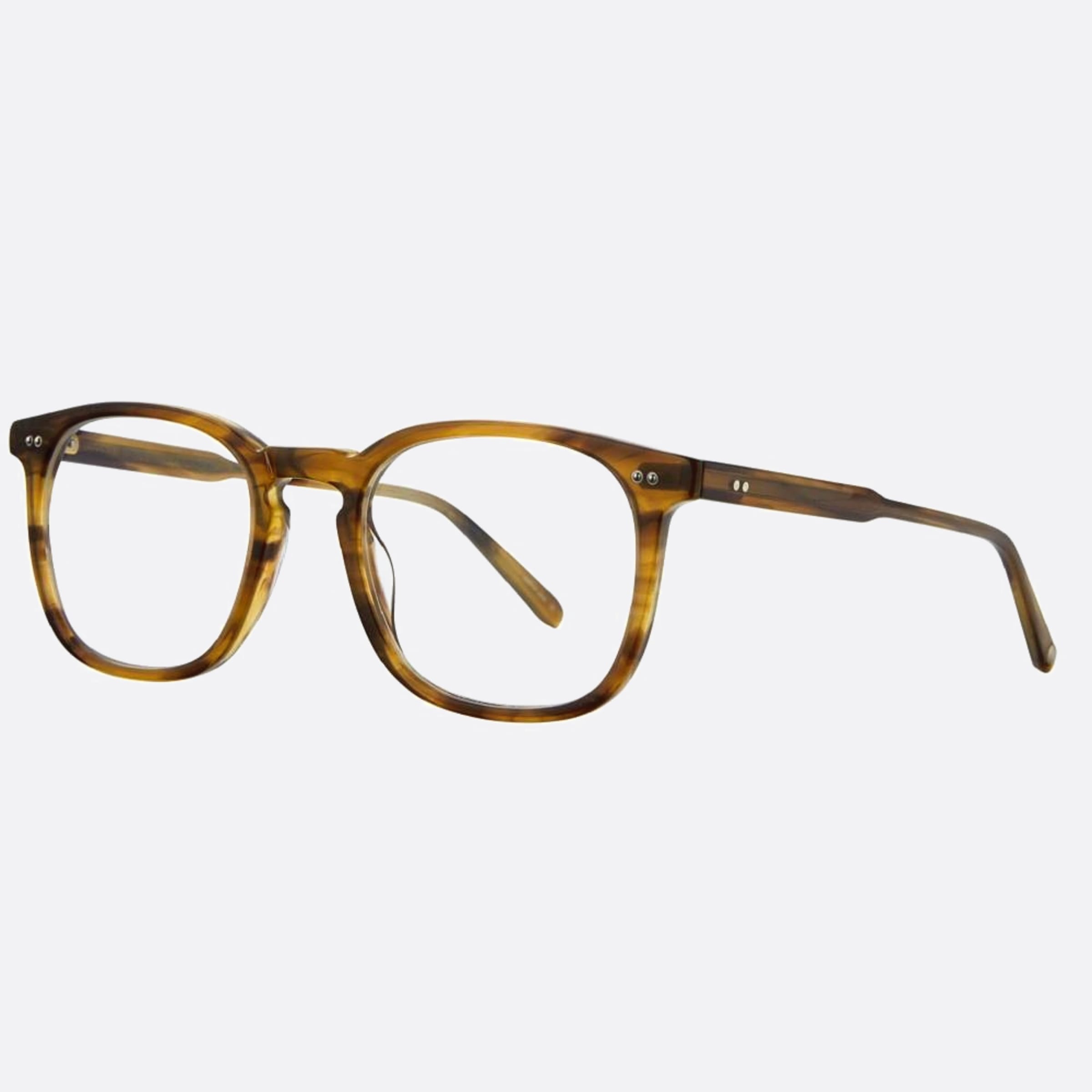 Garrett 48mm Leight Ruskin Bio Green Squared Unisex Eyeglasses - Side View