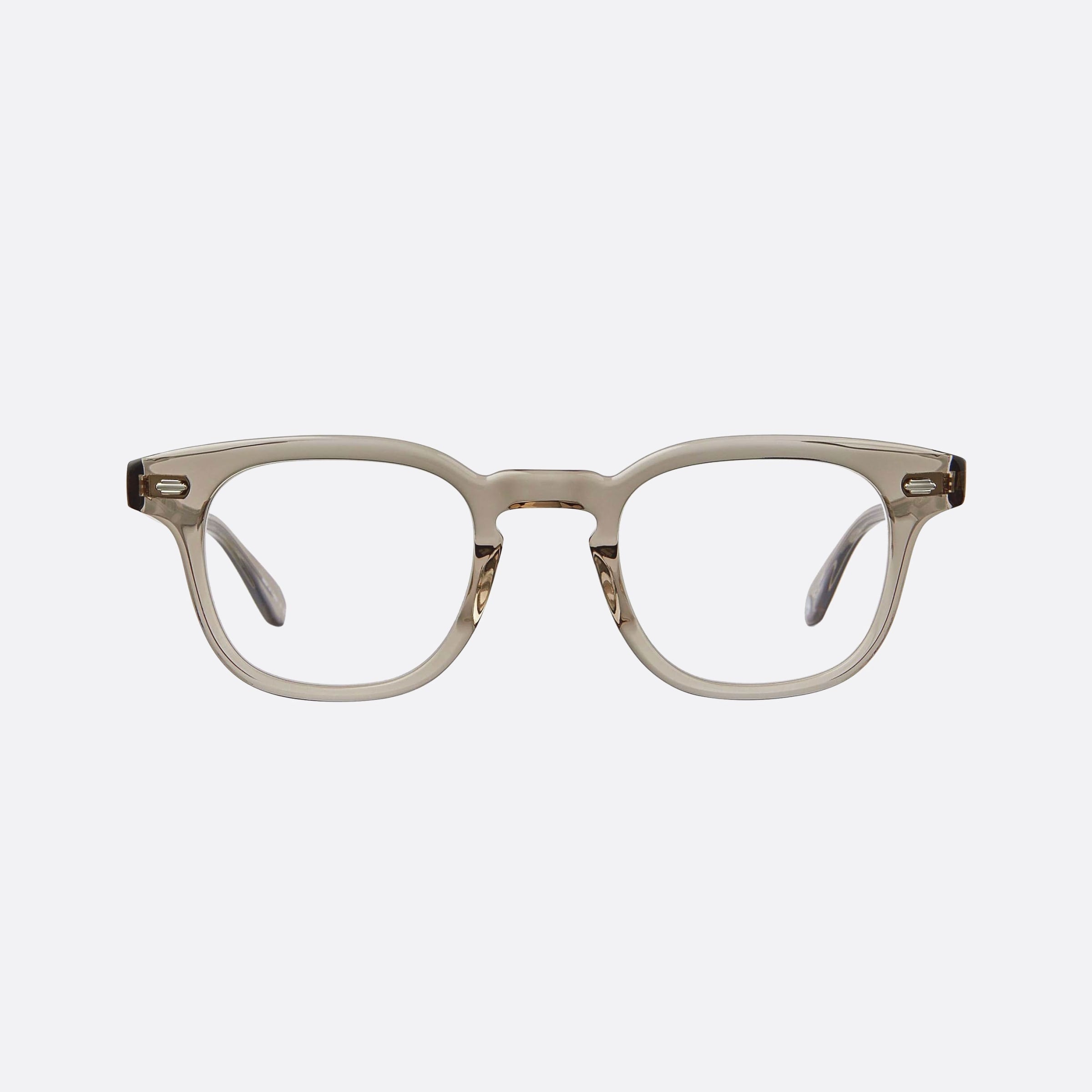 Garrett 47mm Leight Sherwood Clcr Grey Squared Unisex Eyeglasses - Side View