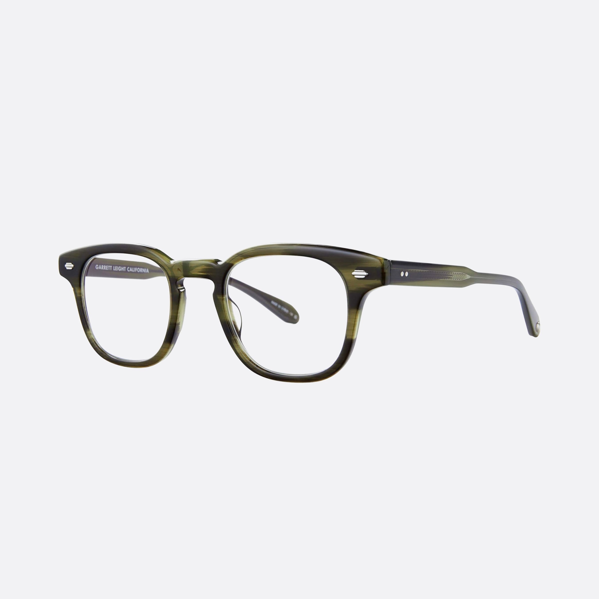 Garrett 44mm Leight Sherwood Dgfr Green Squared Unisex Eyeglasses - Main View