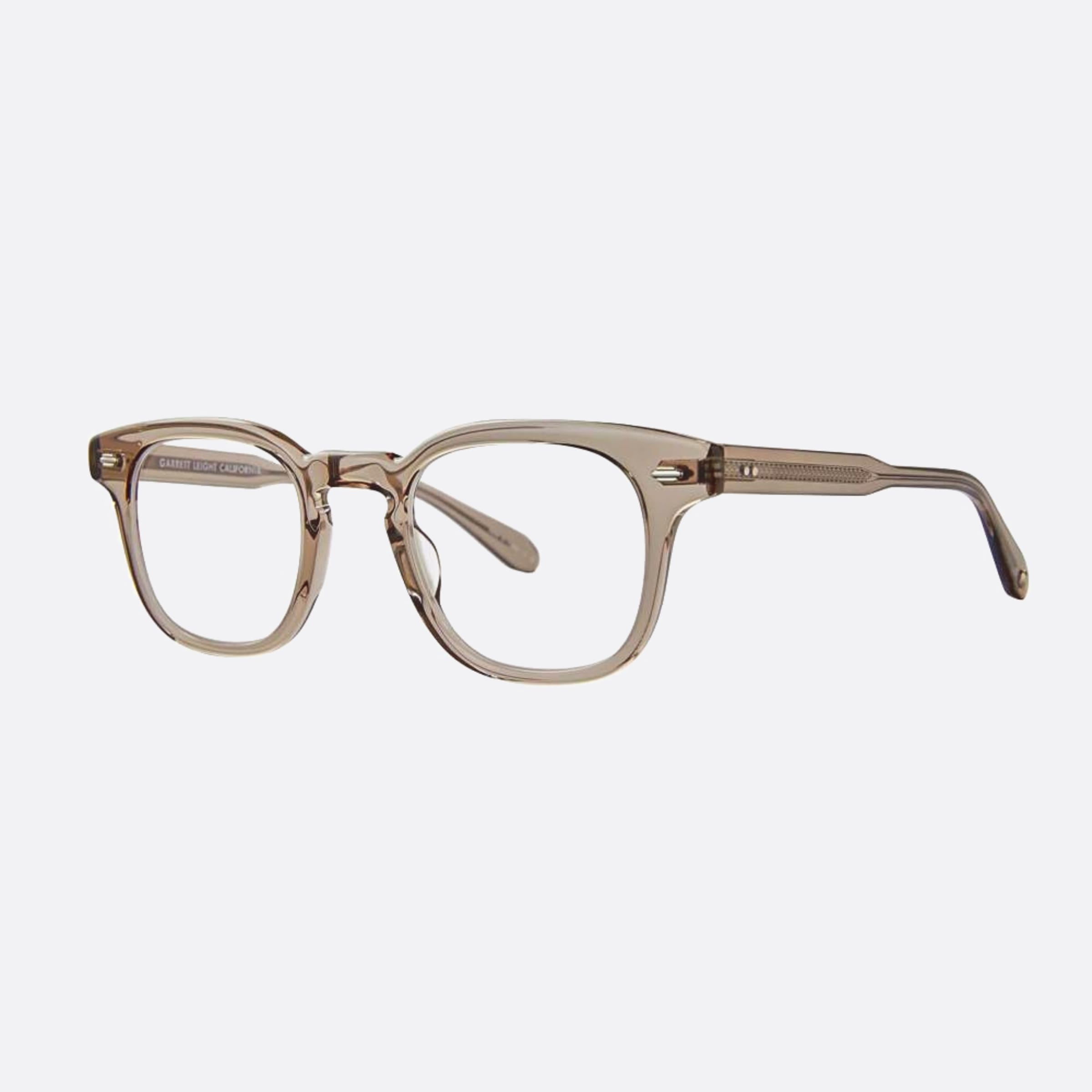 Garrett 44mm Leight Sherwood Clcr Grey Squared Unisex Eyeglasses - Side View