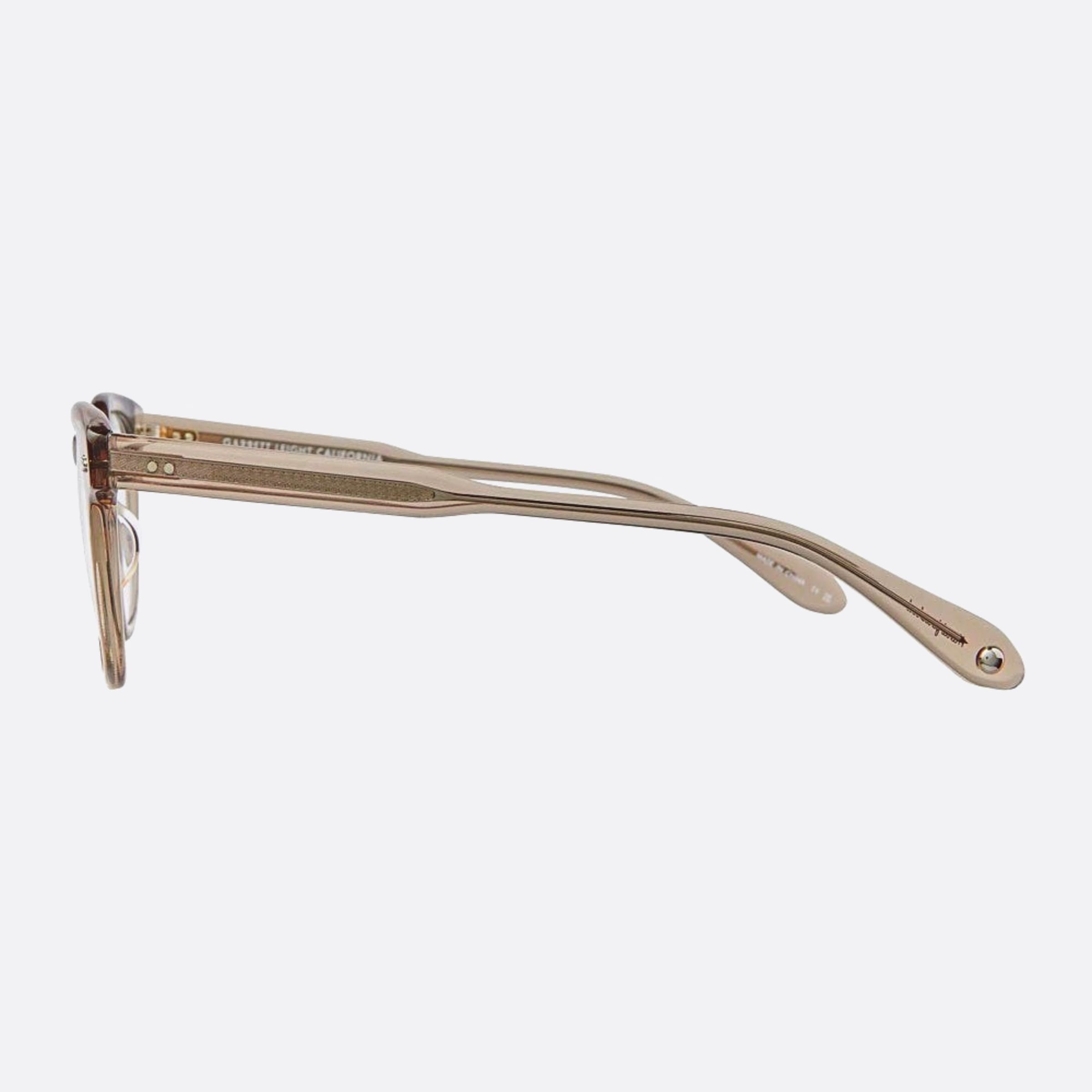 Garrett 44mm Leight Sherwood Clcr Grey Squared Unisex Eyeglasses - Detail View