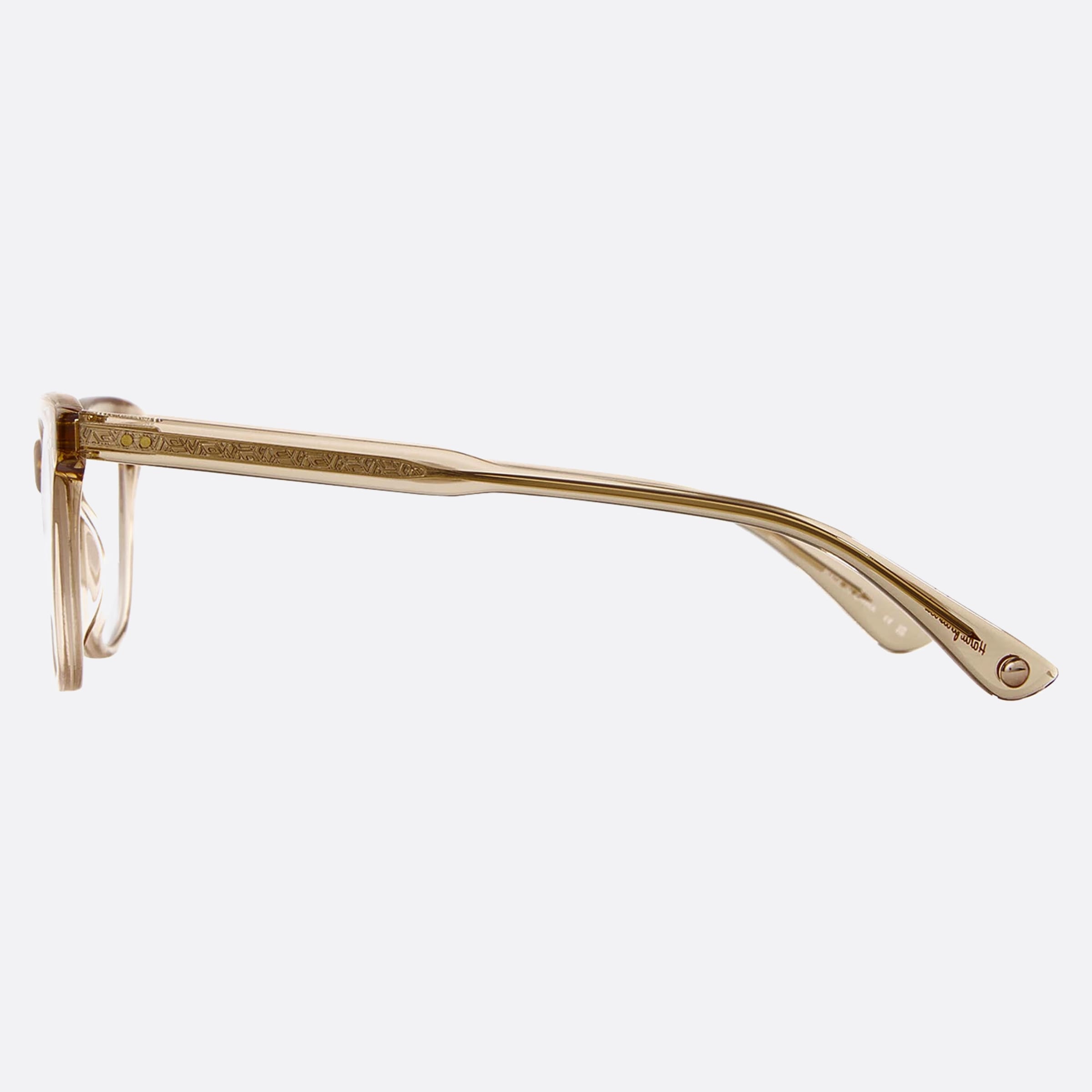 Garrett 47mm Leight Tia Jane Bre Brown Cat Eye Unisex Eyeglasses - Detail View