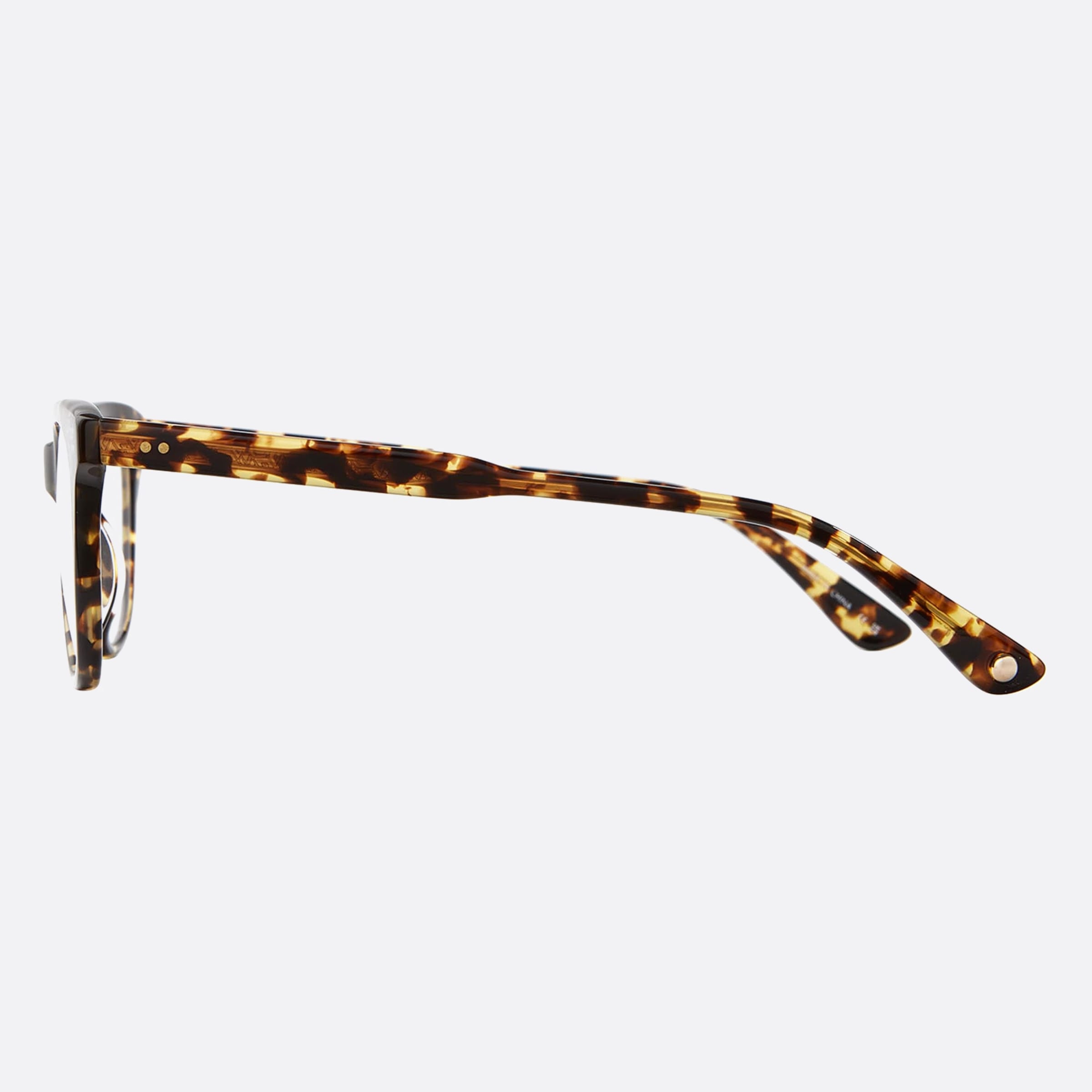Garrett 47mm Leight Tia Jane Tut Havana Cat Eye Unisex Eyeglasses - Detail View