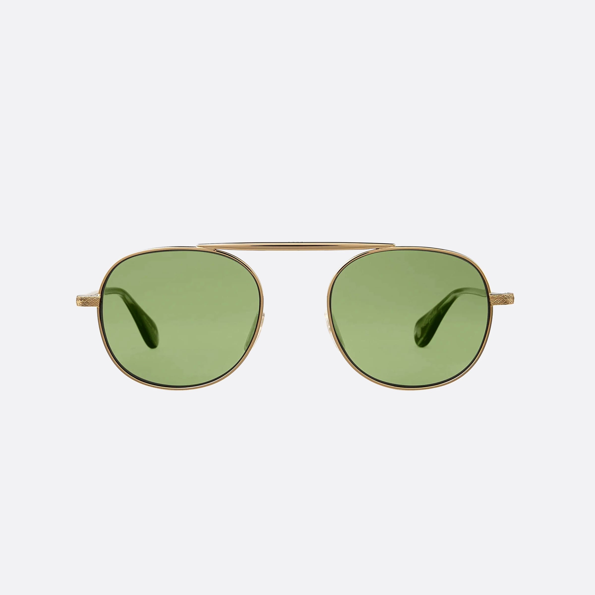 Garrett 49mm Leight Van Buren Sapt Fpgn Gold Square Unisex Sunglasses - Side View