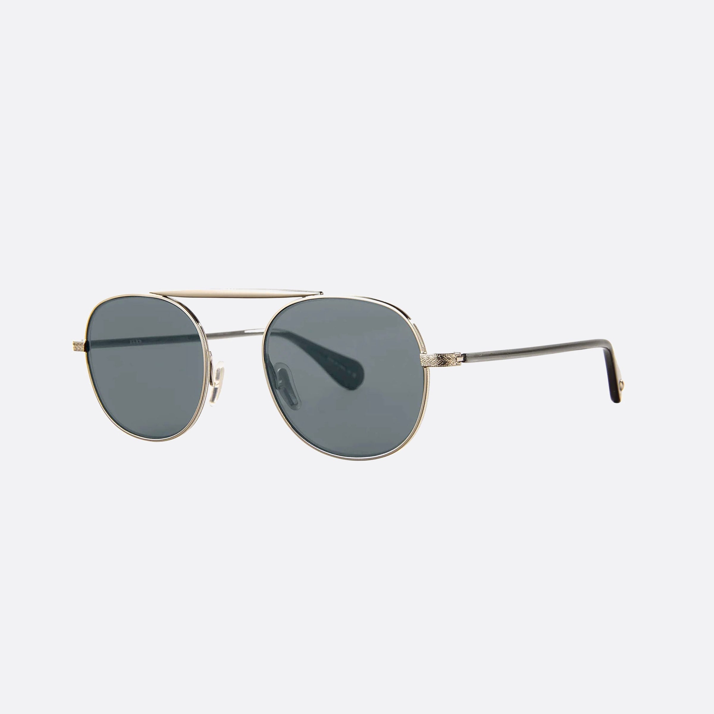 Garrett 49mm Leight Van Buren Sgy Silver Square Unisex Sunglasses - Main View