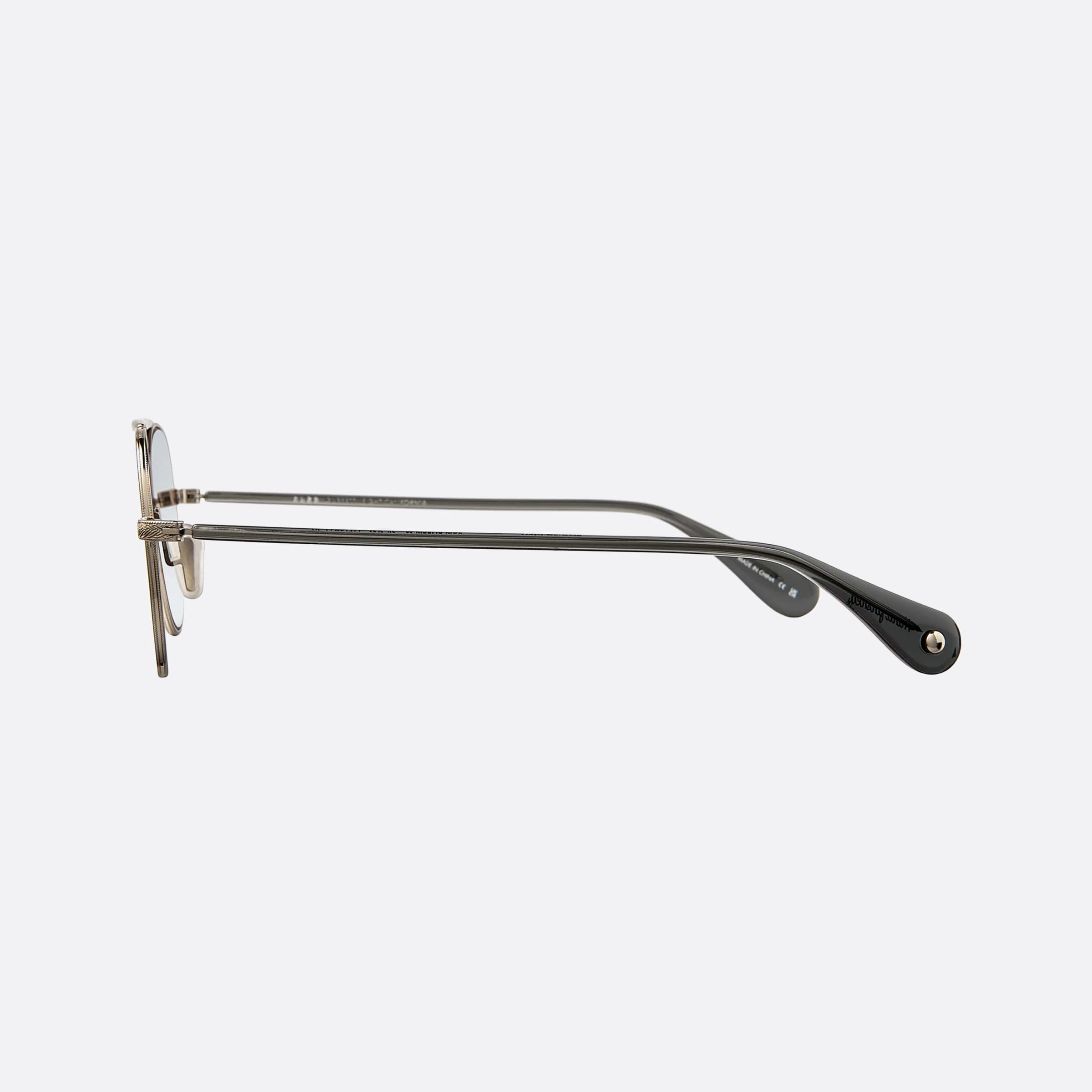 Garrett 49mm Leight Van Buren Sgy Silver Square Unisex Sunglasses - Detail View