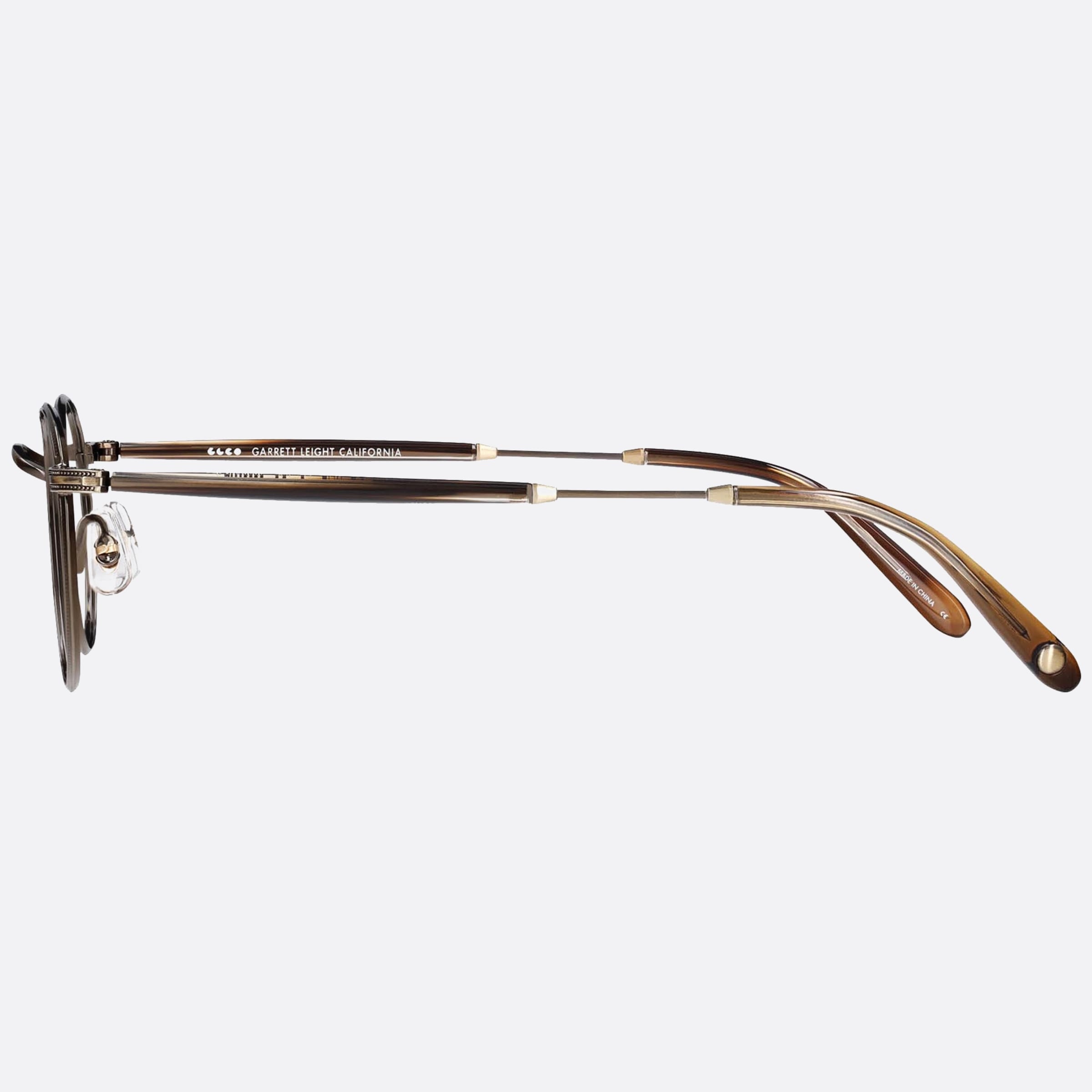 Garrett 45mm Leight Walgrove Kht Ruthenium Cat Eye Unisex Eyeglasses - Side View