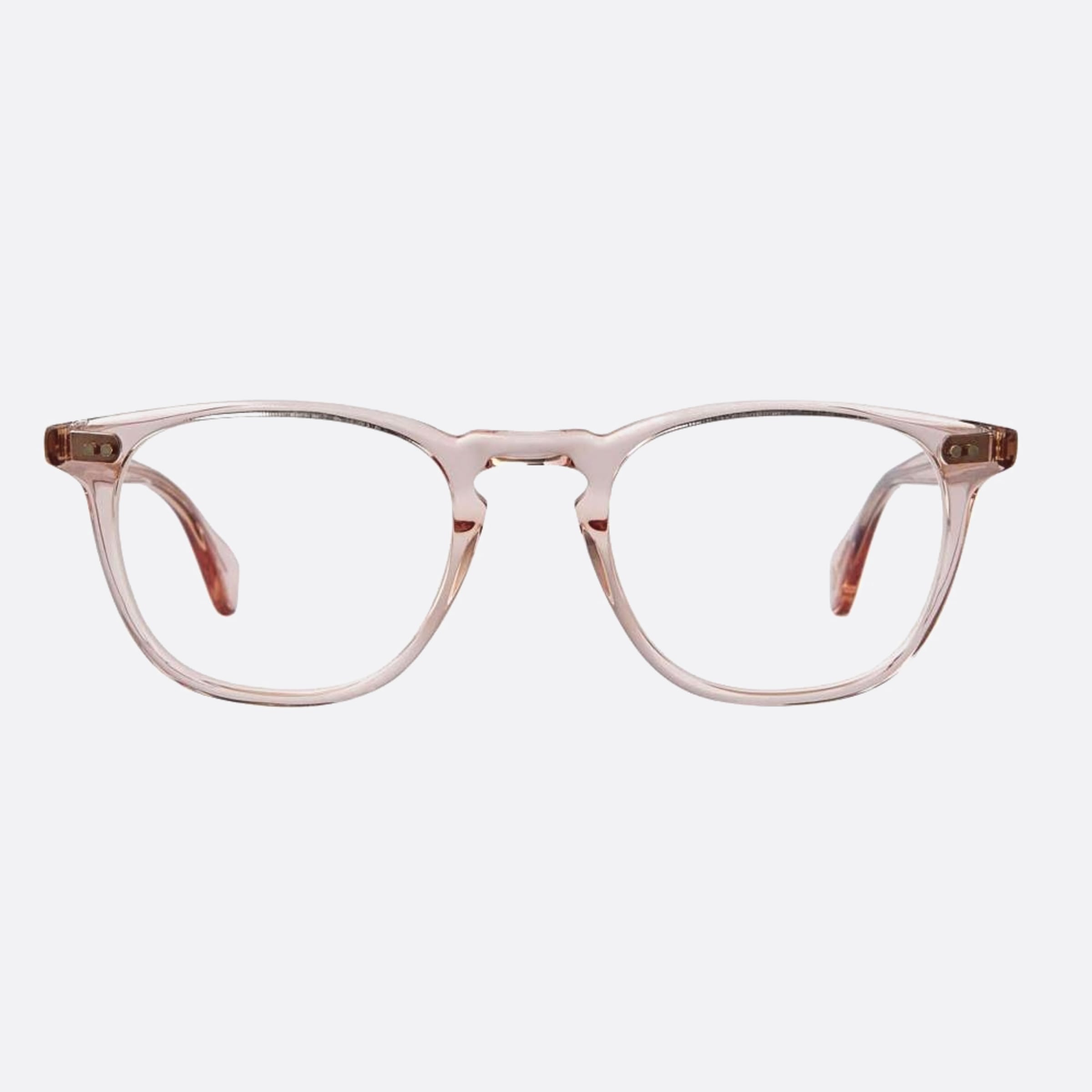 Garrett 47mm Leight Wilshire Himslt Pink Squared Unisex Eyeglasses - Main View