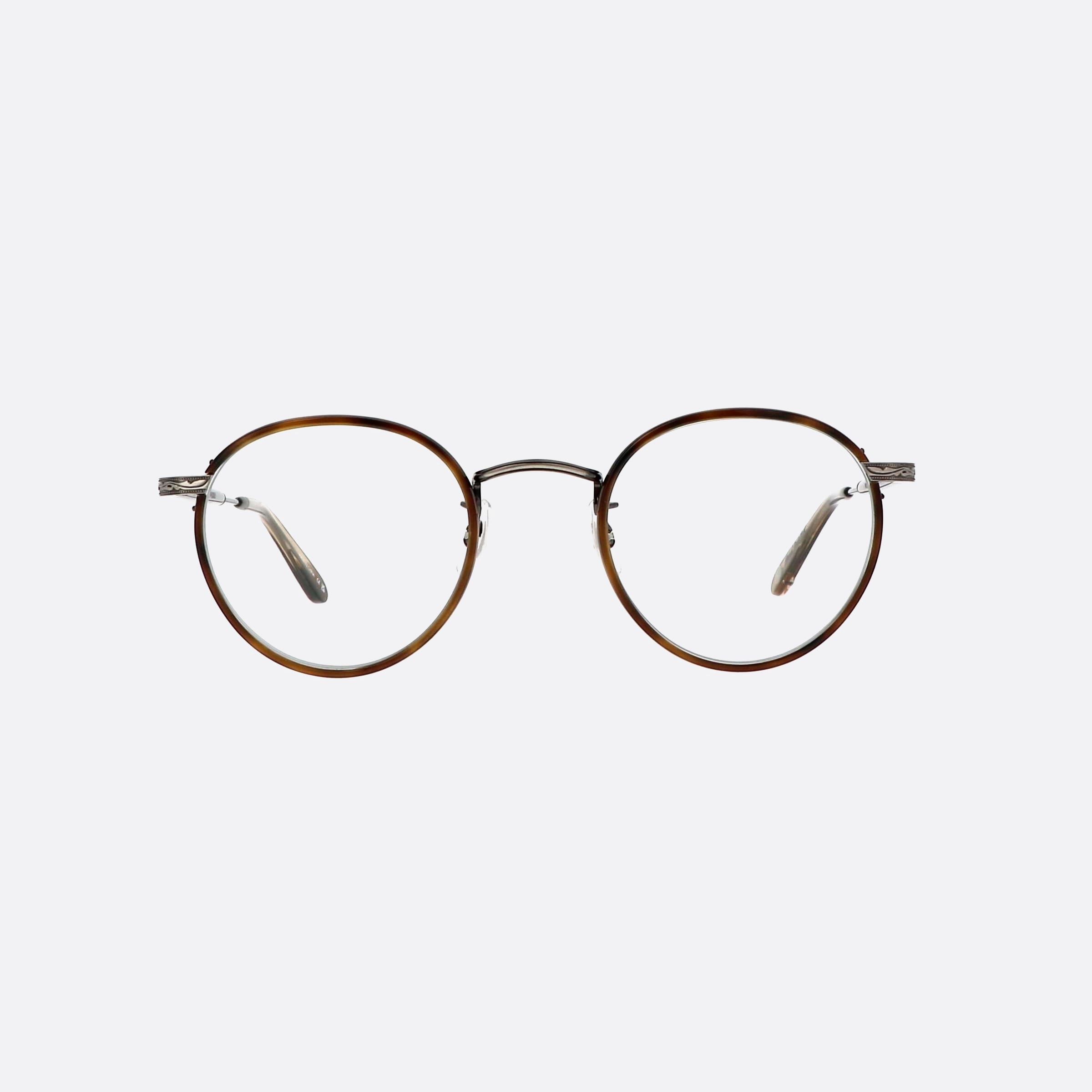 Garrett 46mm Leight Wilson Hct Kht Havana Round Unisex Eyeglasses - Side View