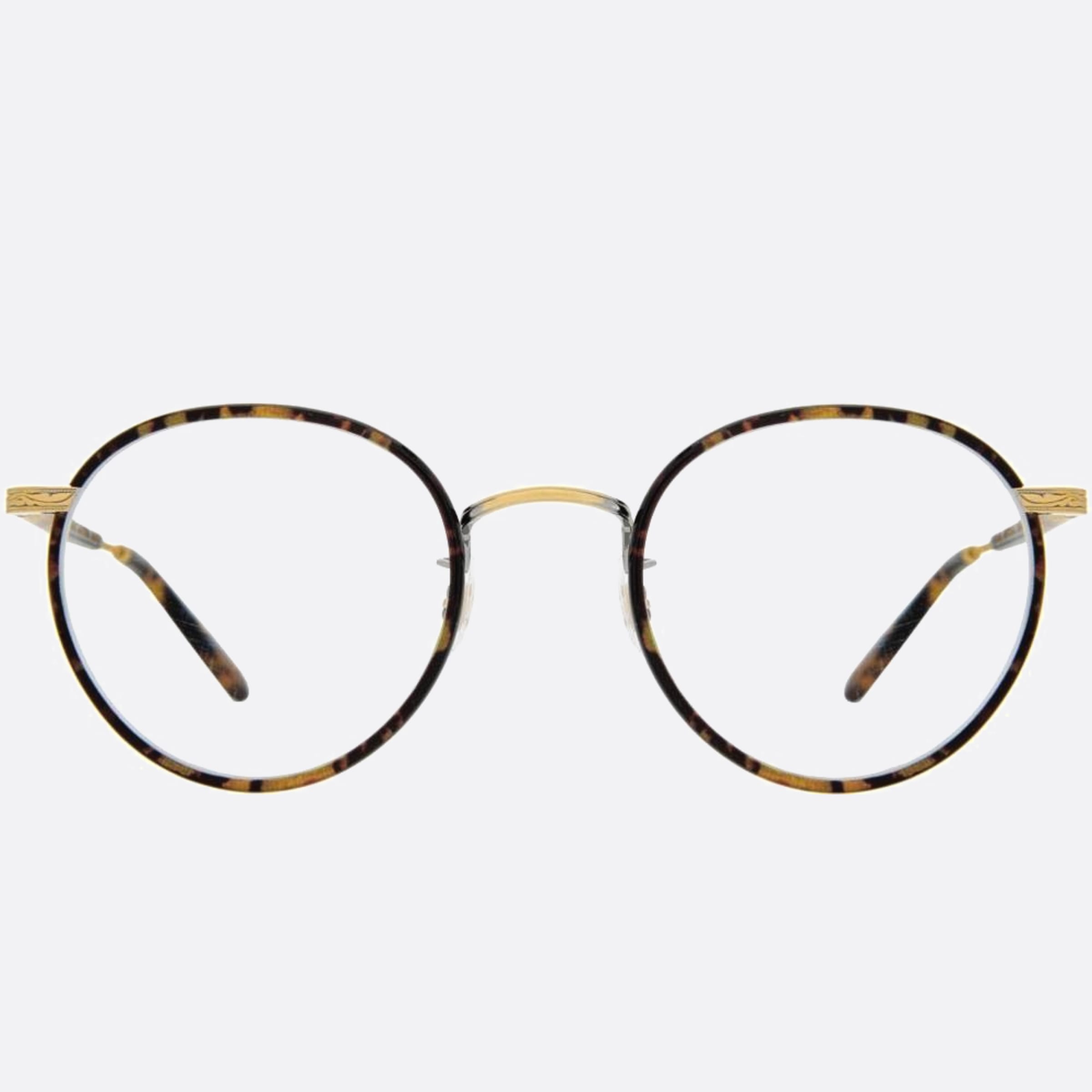 Garrett 49mm Leight Wilson Bbt Mst Brown Round Unisex Eyeglasses - Main View