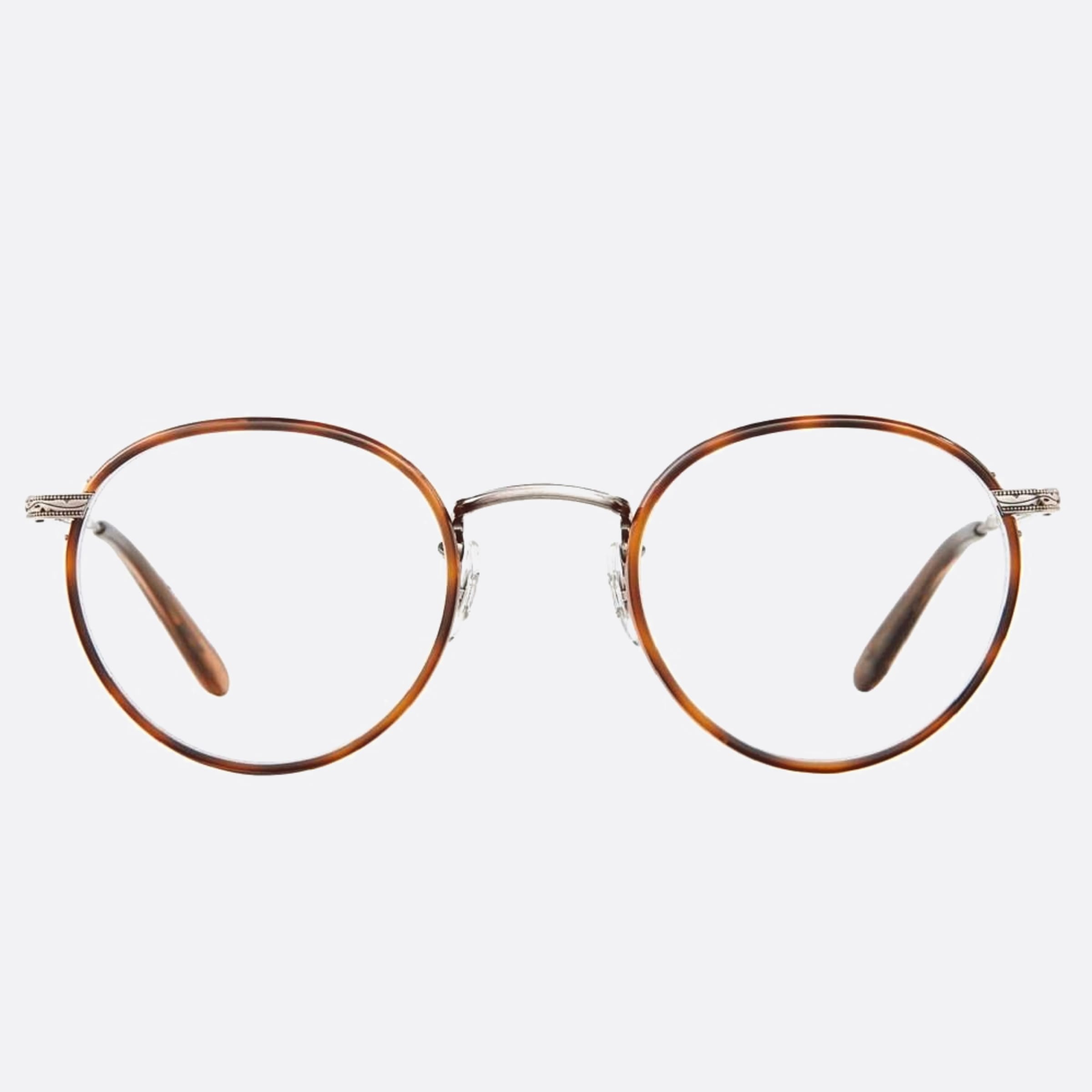 Garrett 49mm Leight Wilson Hct Kht Havana Round Unisex Eyeglasses - Main View