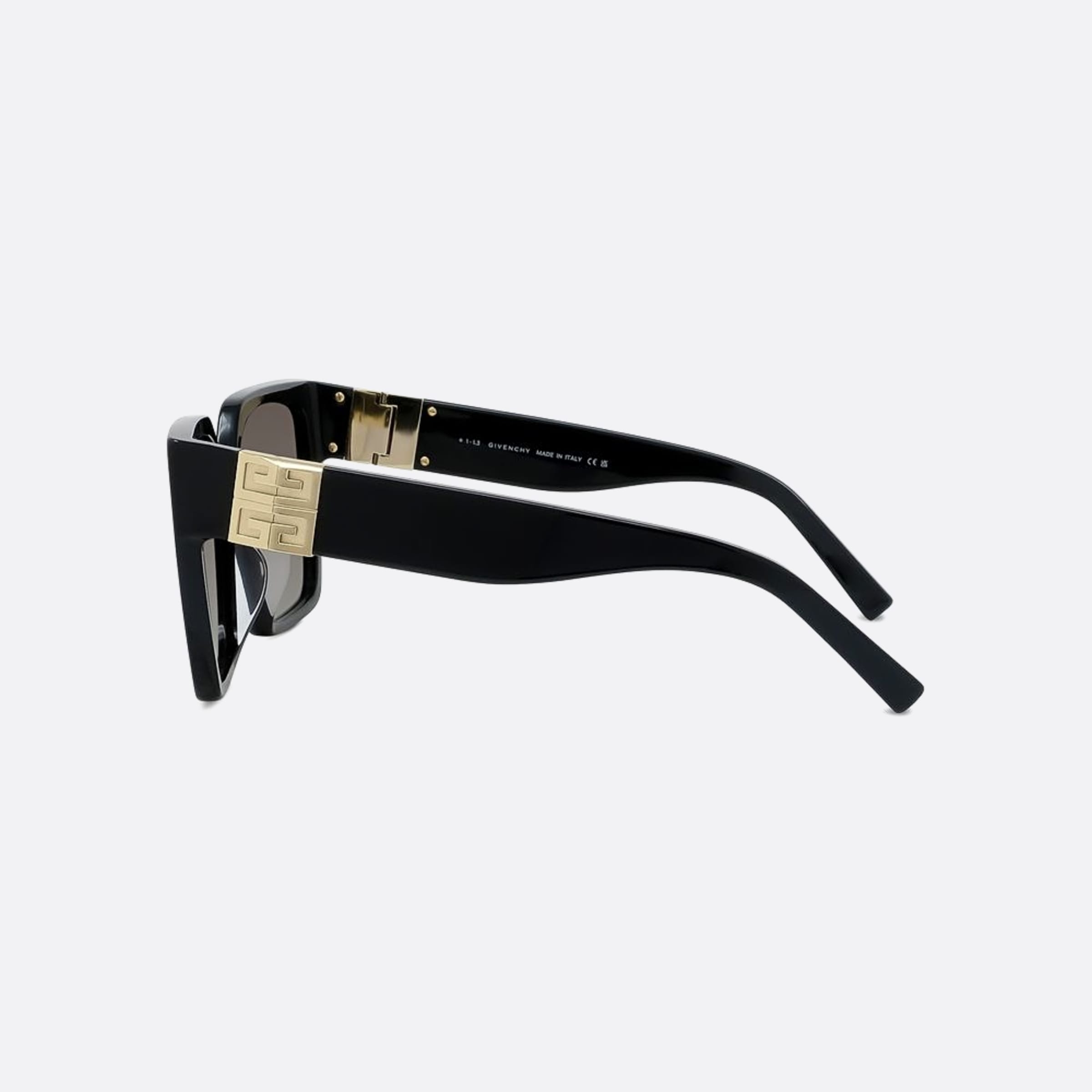 Givenchy 57mm 01b Black Squared Women Sunglasses - Detail View
