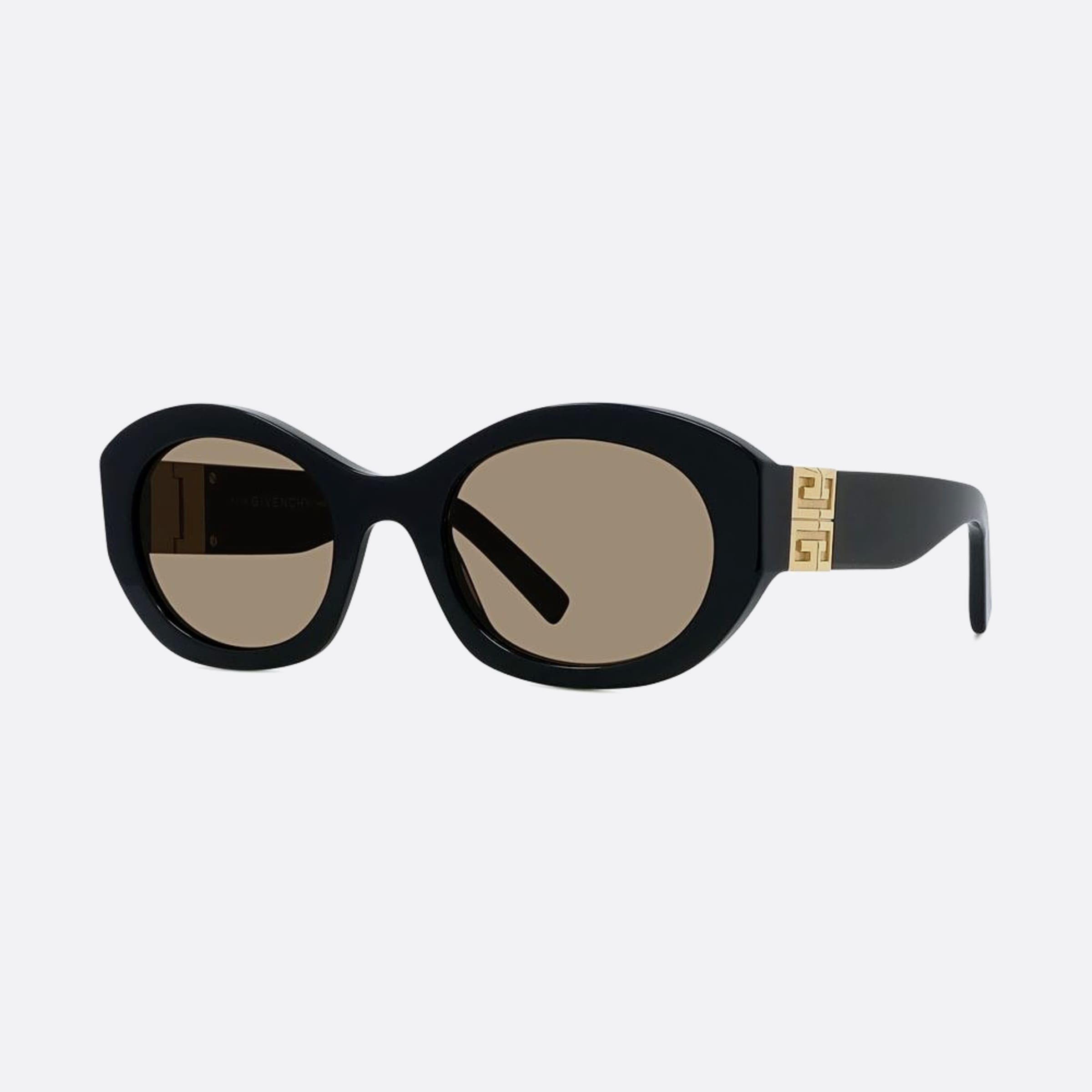 Givenchy 52mm 01e Black Oval Women Sunglasses - Side View