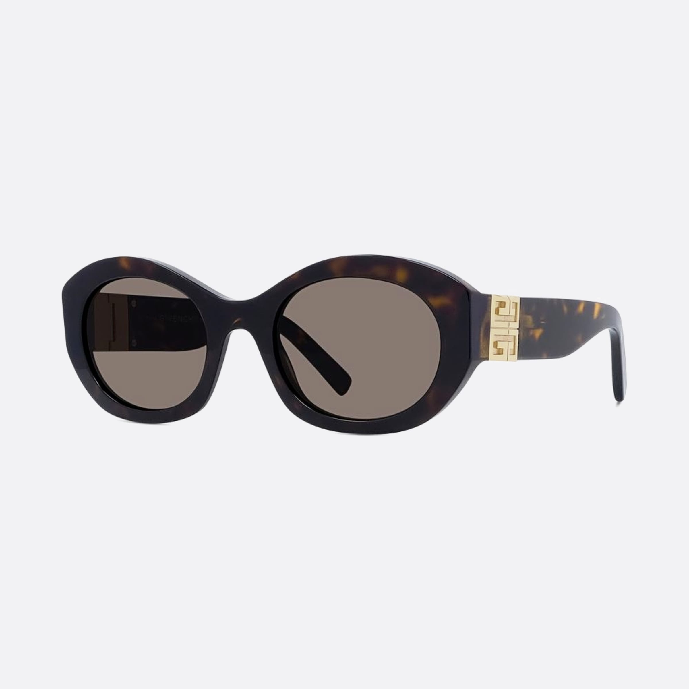 Givenchy 52mm 52e Havana Oval Women Sunglasses - Side View