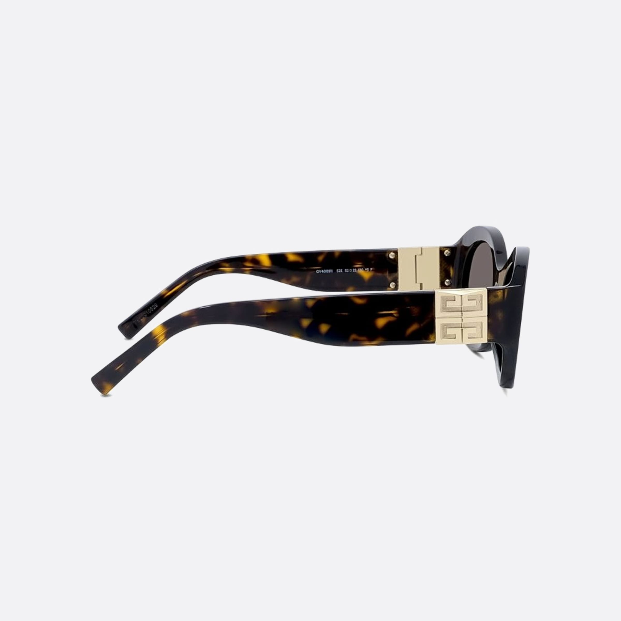 Givenchy 52mm 52e Havana Oval Women Sunglasses - Additional Angle