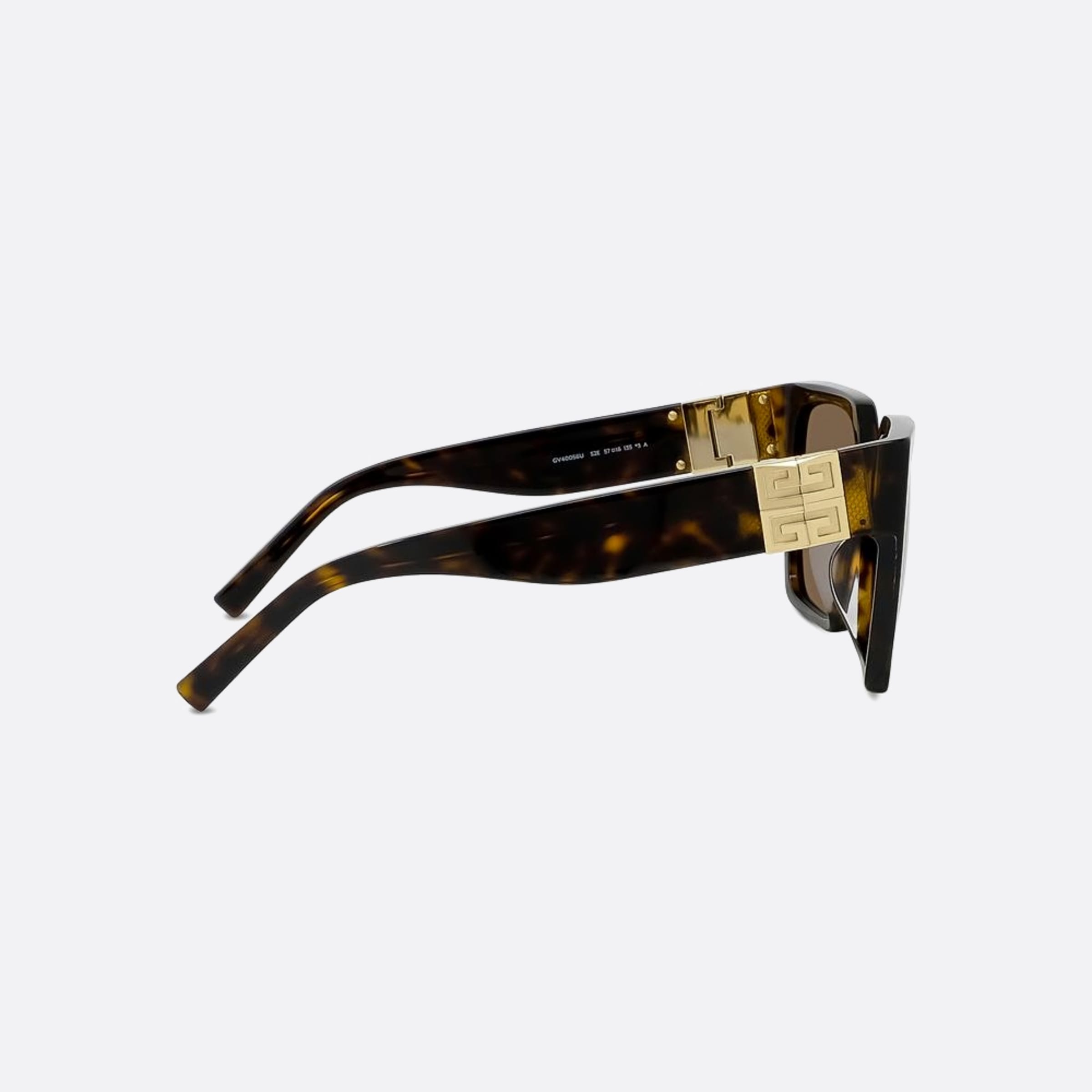 Givenchy 57mm 52e Havana Squared Women Sunglasses - Additional Angle