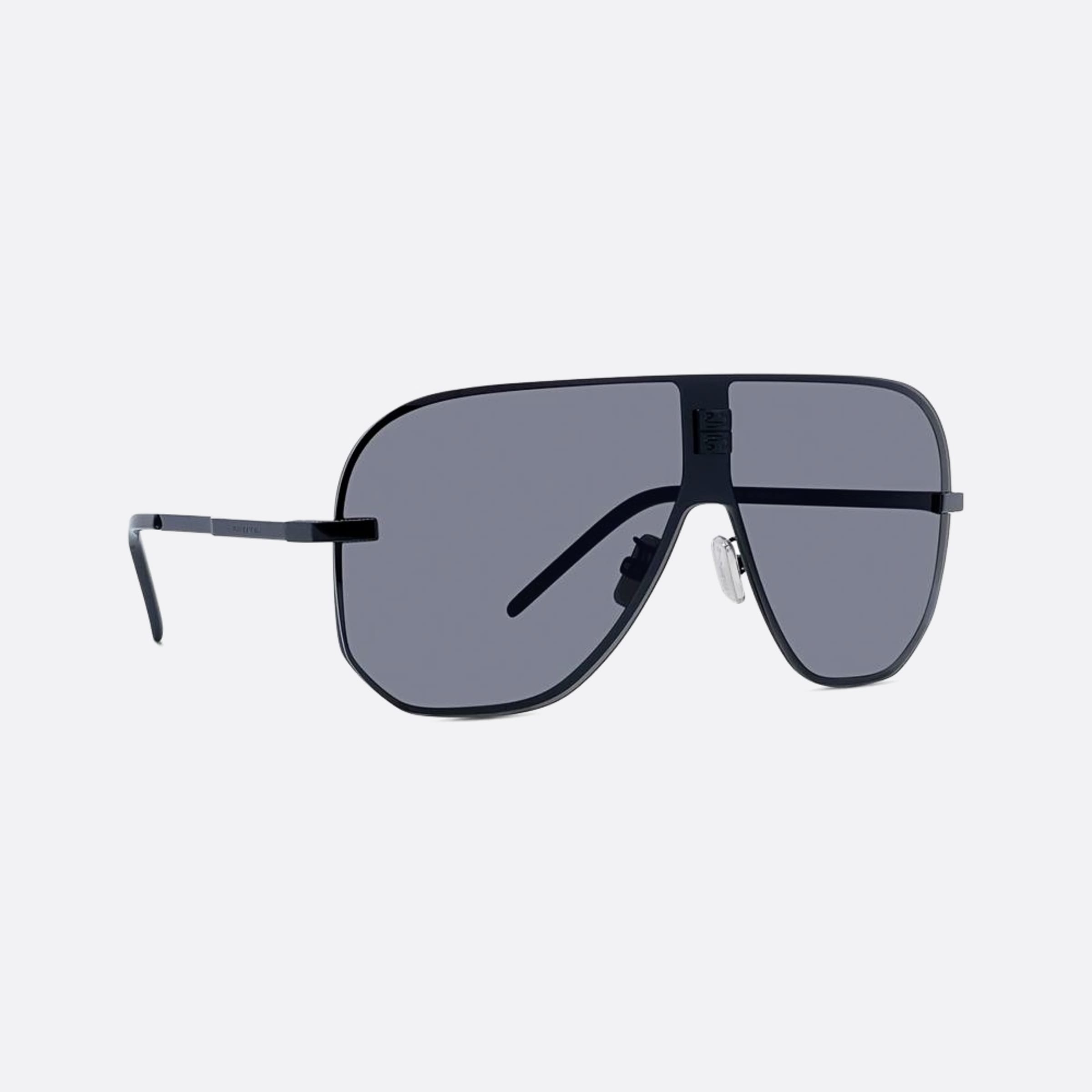 Givenchy 4gem 01a Black Rectangle Women Sunglasses - Additional Angle